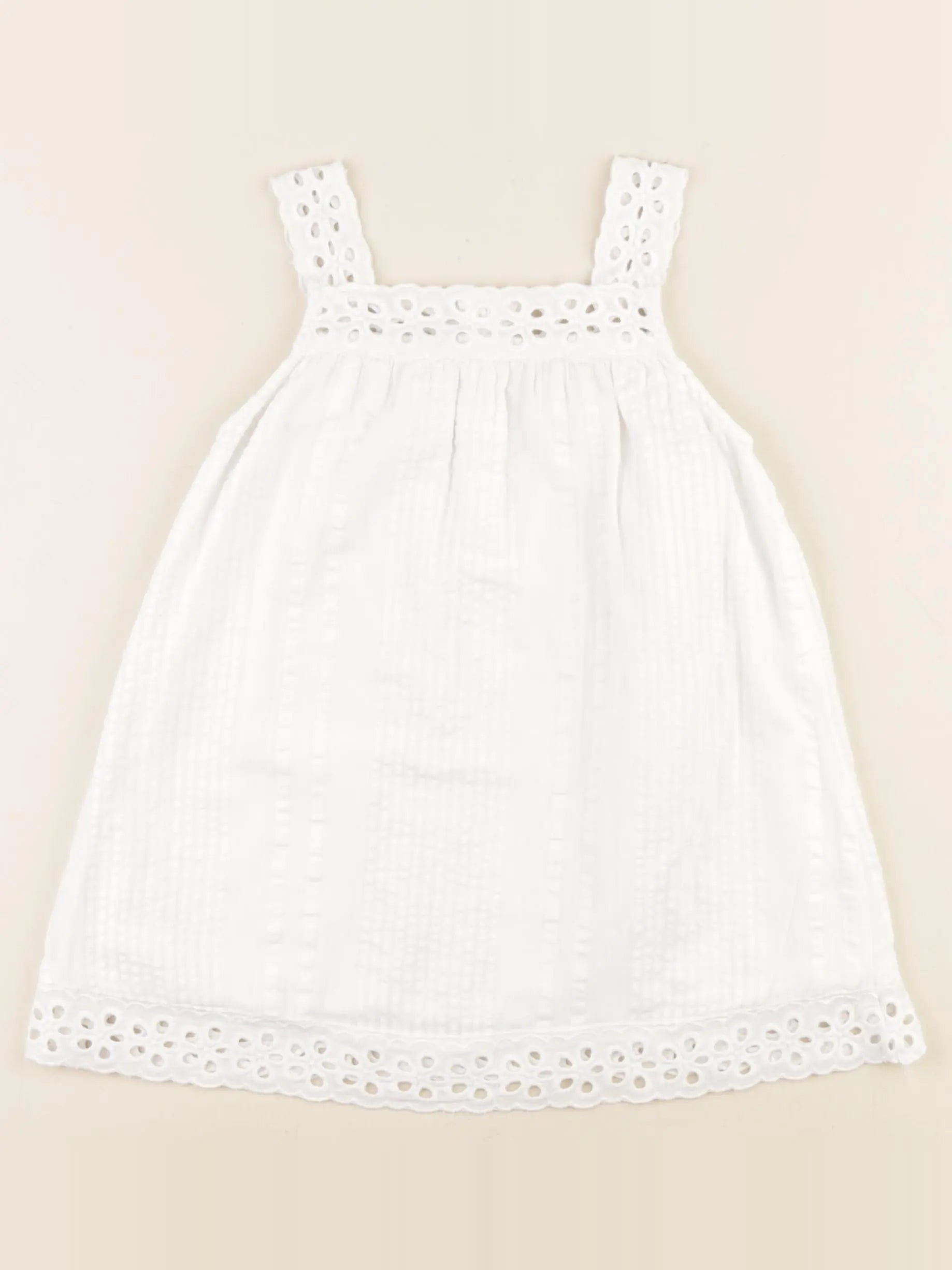 Zara - robe blanc - 18/24 mois