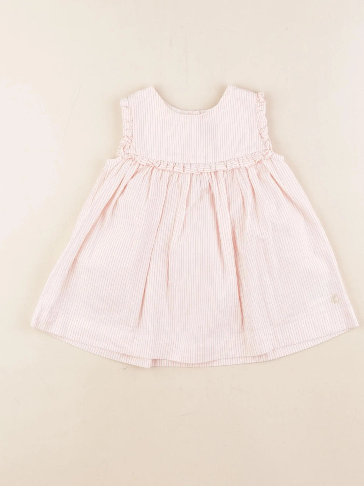 Petit Bateau - robe rose - 6 mois