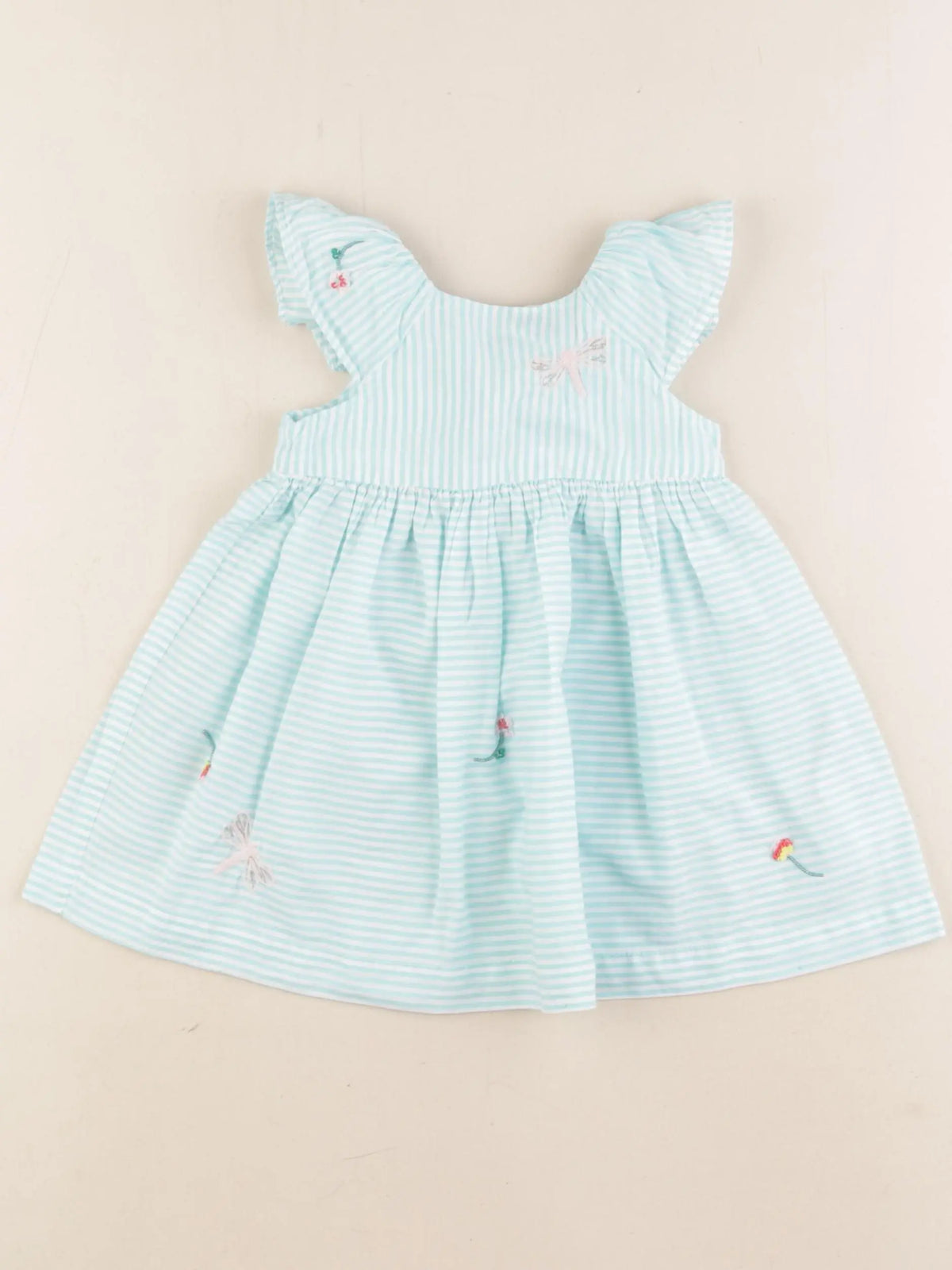 Tartine & Chocolat - robe vert - 6 mois