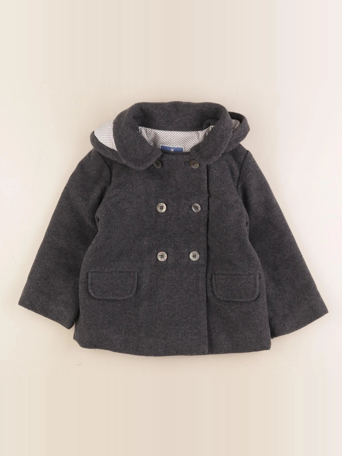 Jacadi - manteau gris - 36 mois