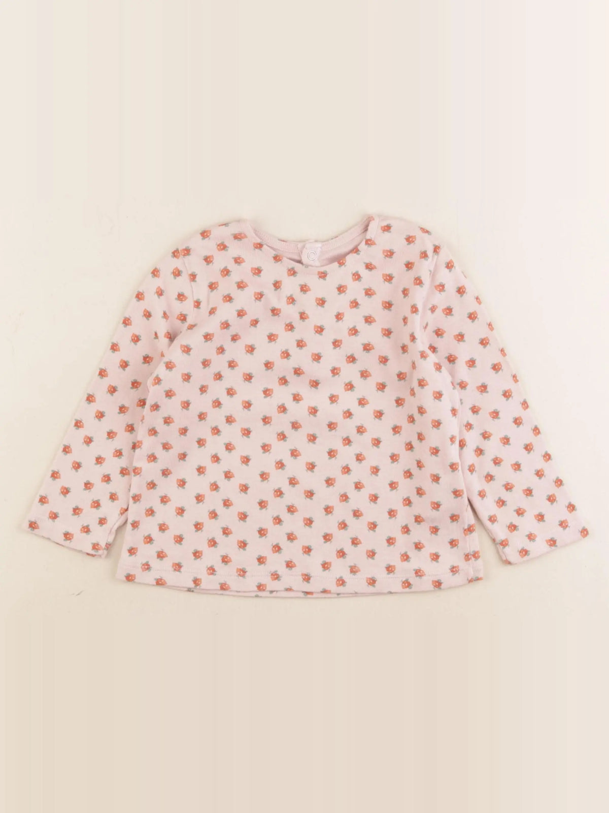 Petit Bateau - tee-shirt rose - 18 mois