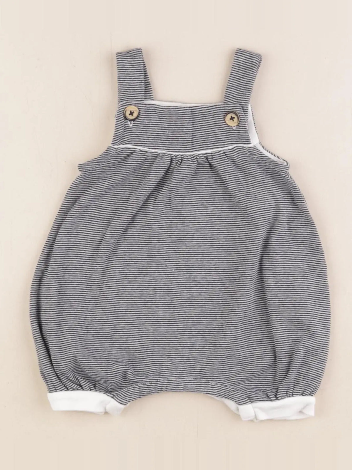 Petit Bateau - combinaison bleu - 3 mois