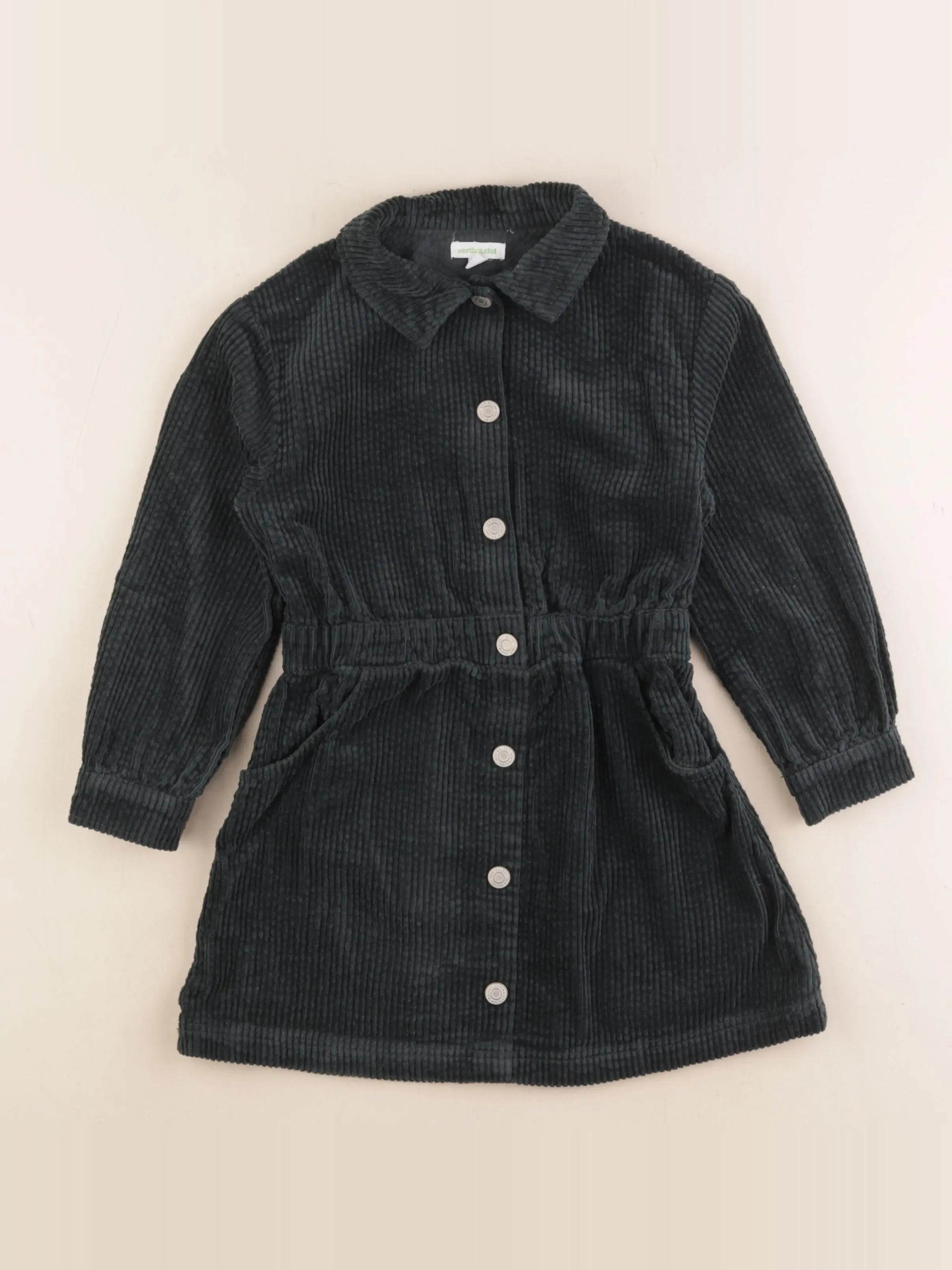 Vertbaudet - robe vert - 6 ans