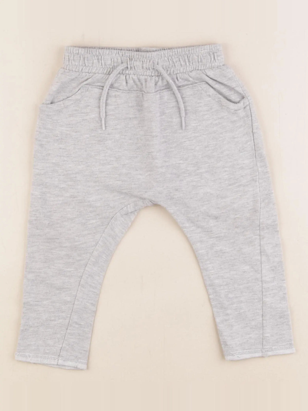 Vertbaudet - sarouel gris - 12 mois