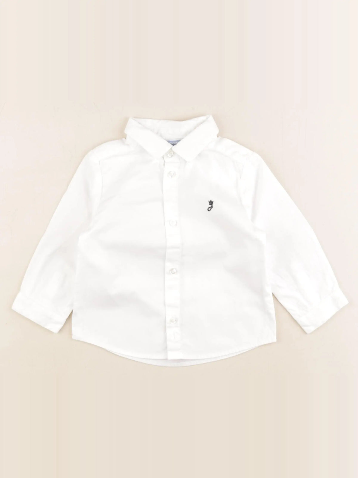 Jacadi - chemise blanc - 12 mois