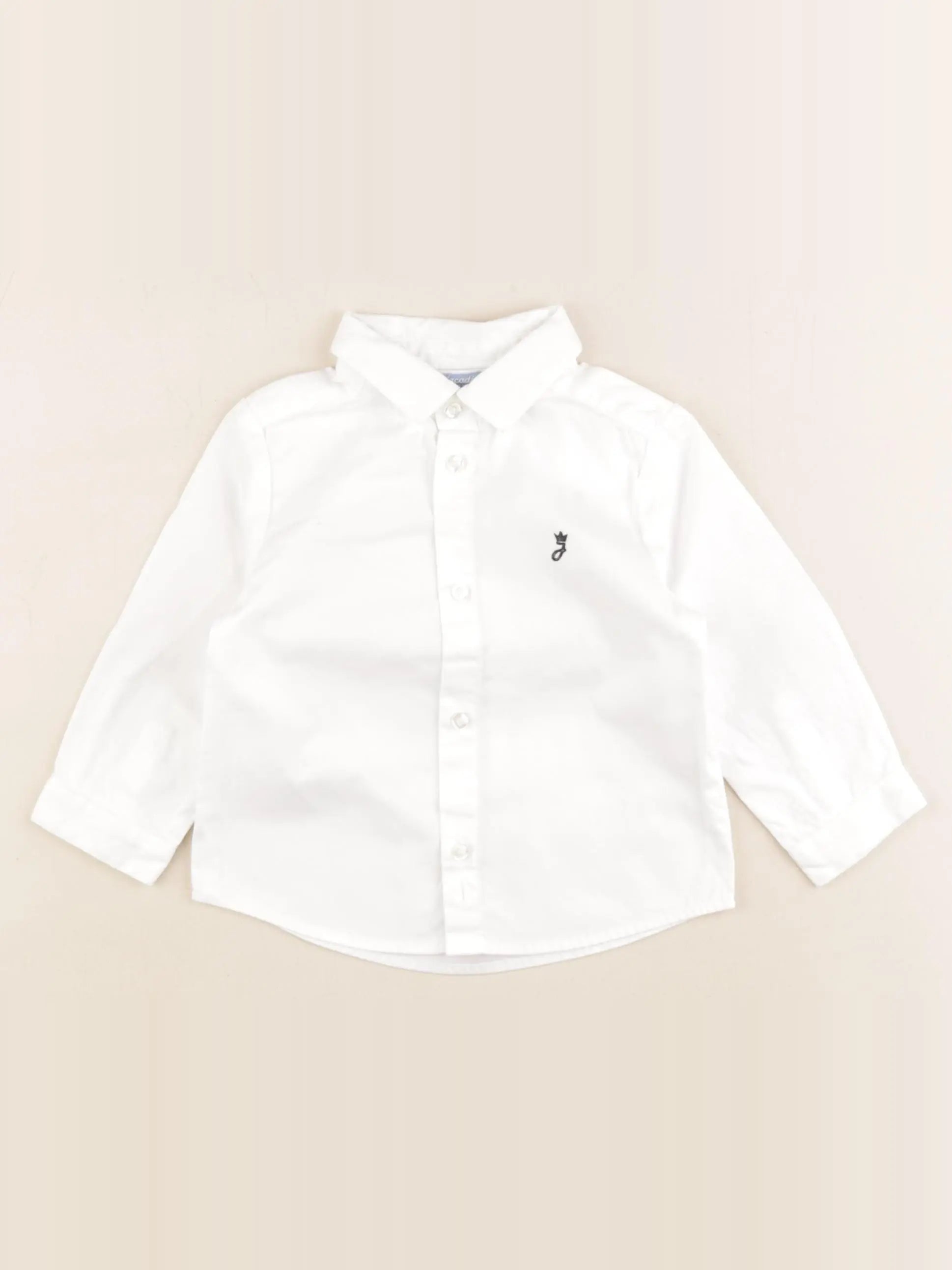 Jacadi - chemise blanc - 12 mois
