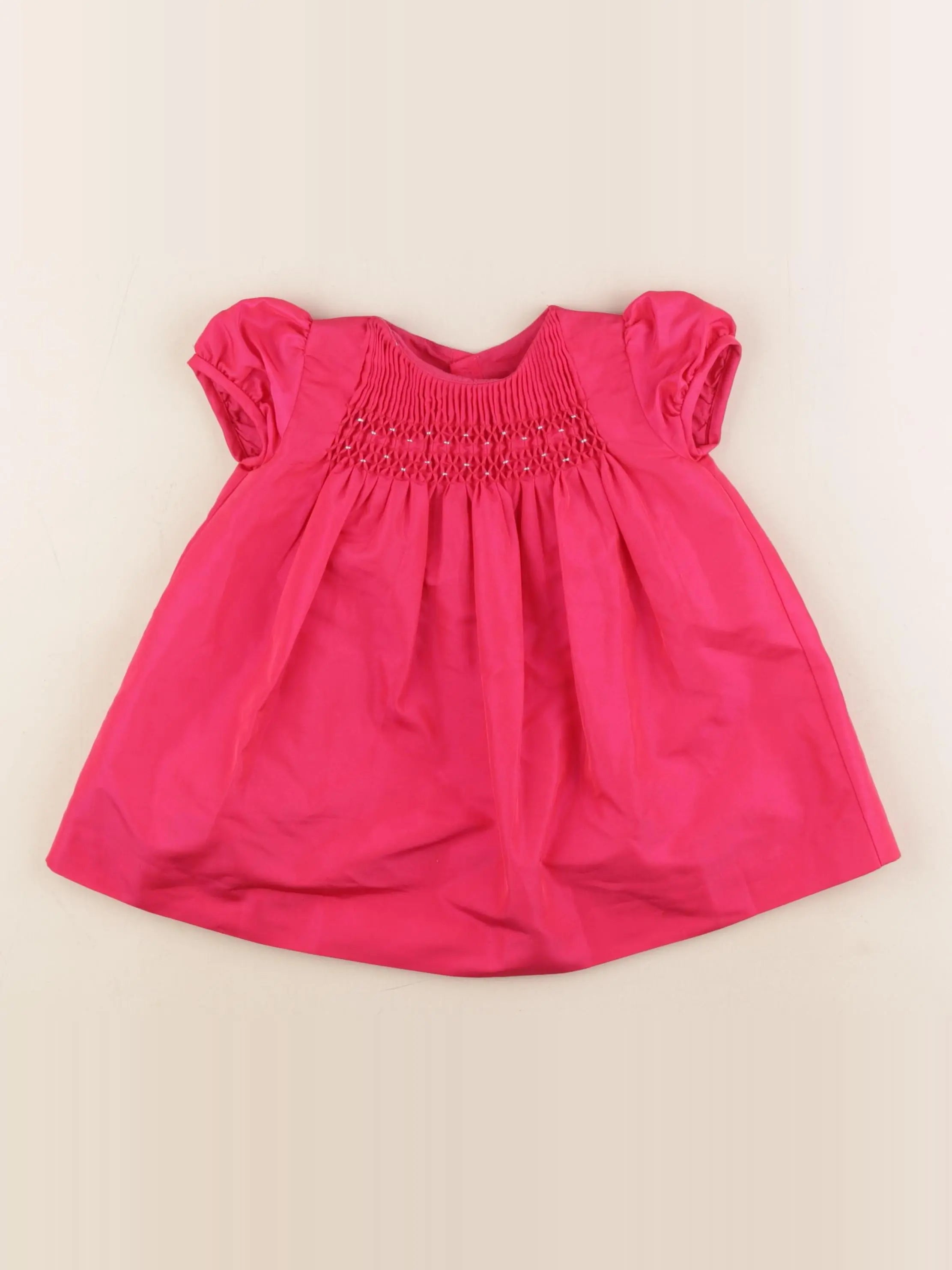 Jacadi - robe rose - 12 mois