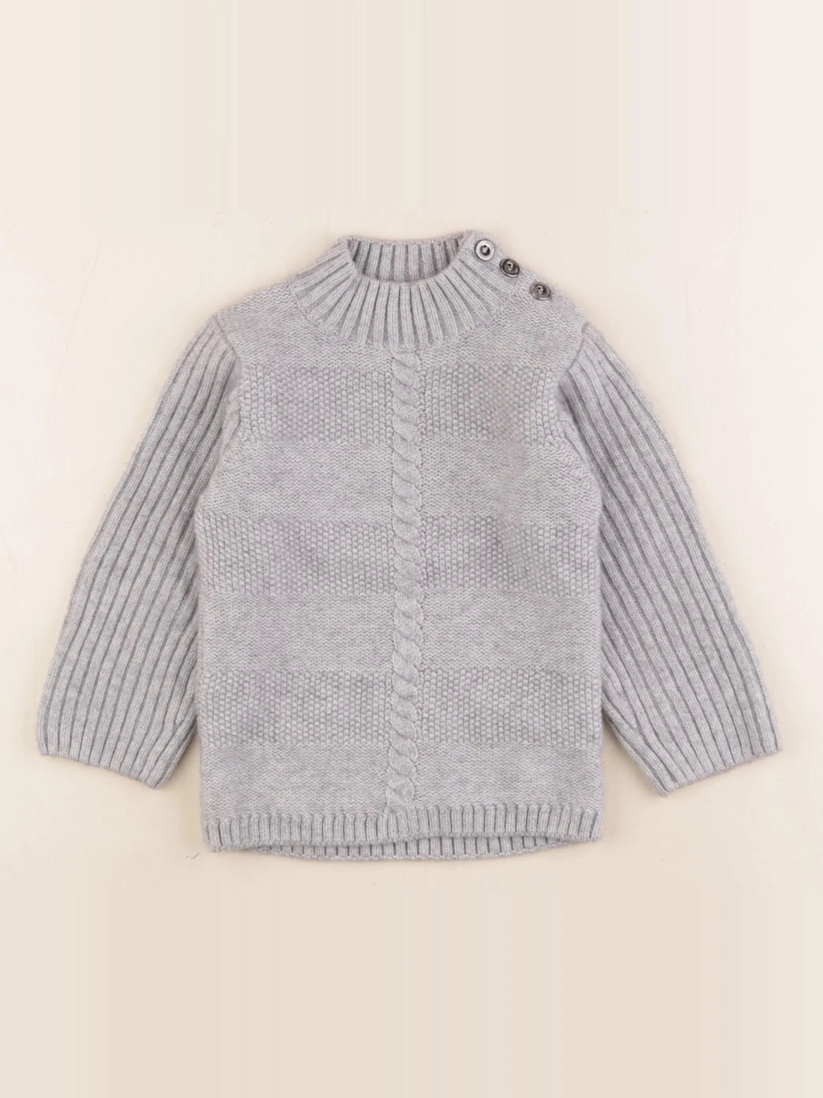 Jacadi - pull gris - 24 mois