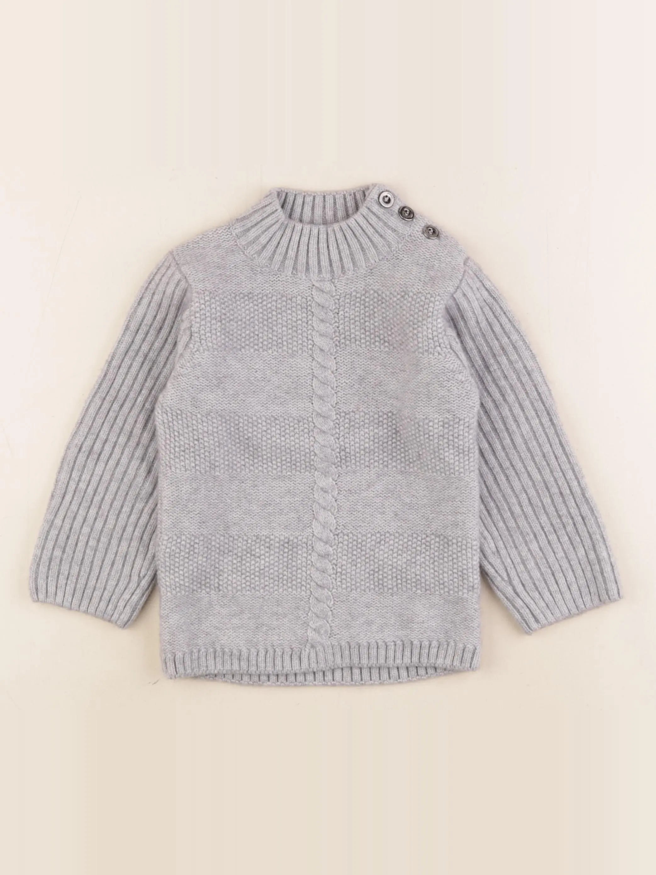 Jacadi - pull gris - 24 mois