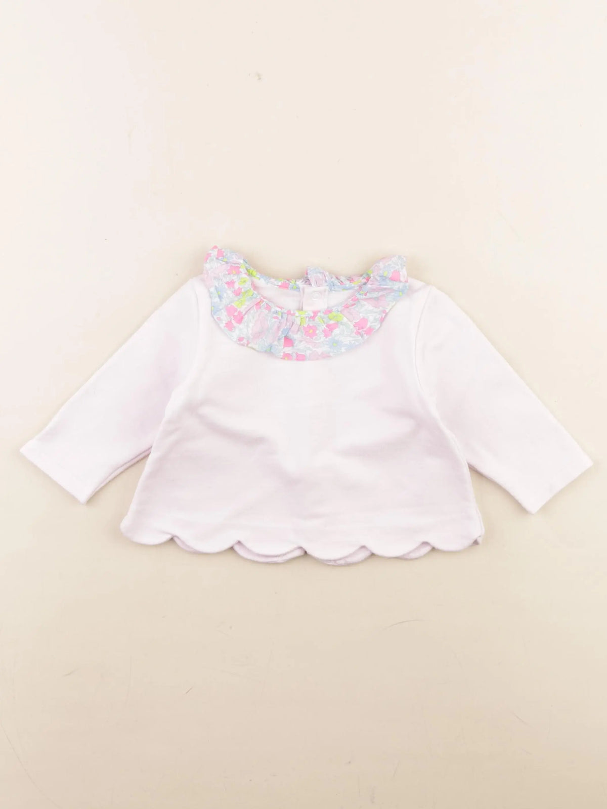 Jacadi - sweat rose - 6 mois