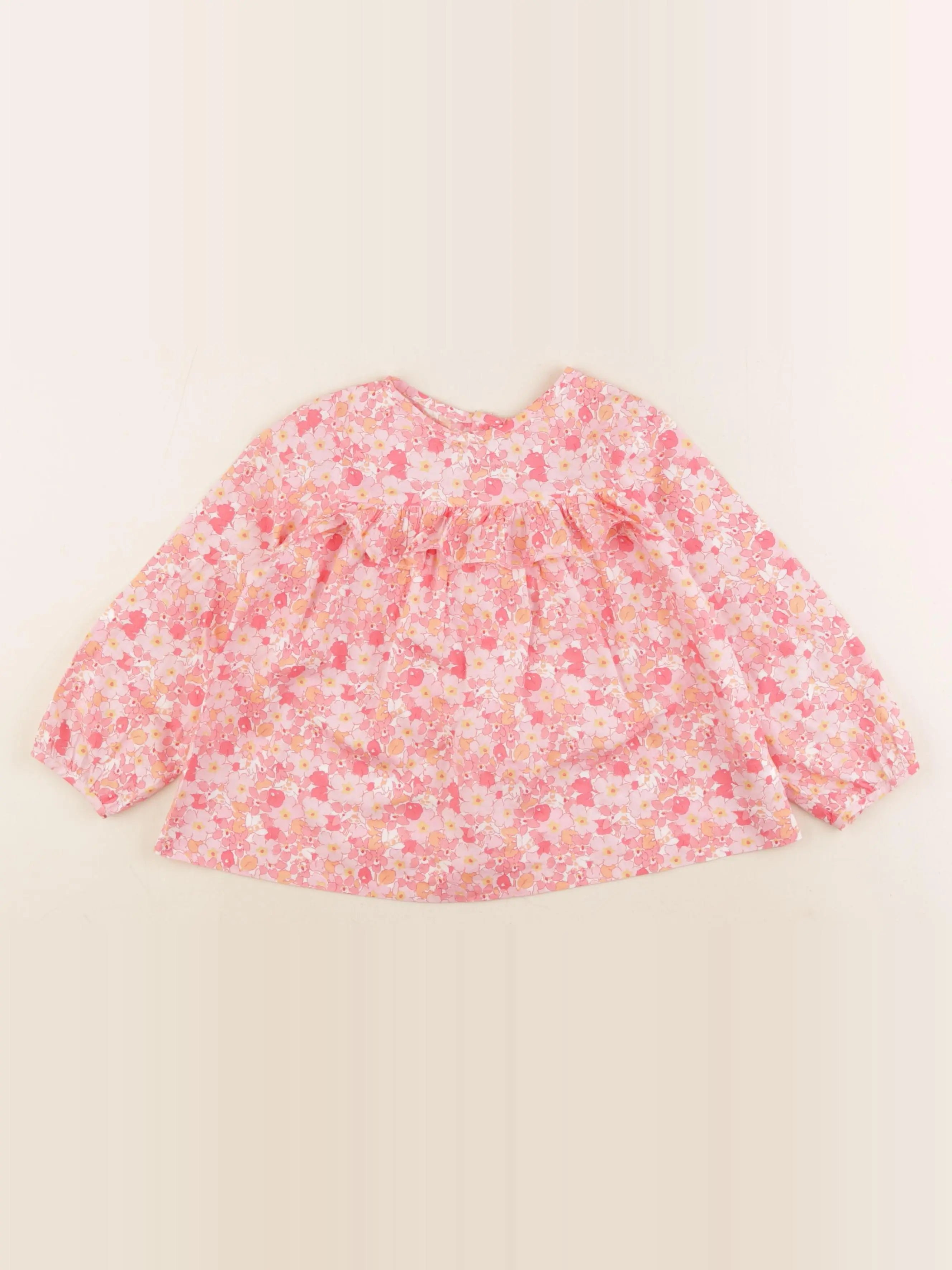 Jacadi - blouse liberty rose - 36 mois