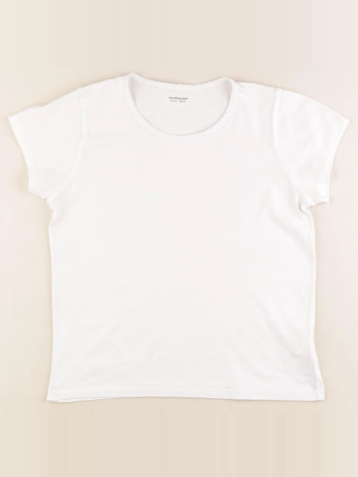 Vertbaudet - maillot de corps blanc - 14 ans