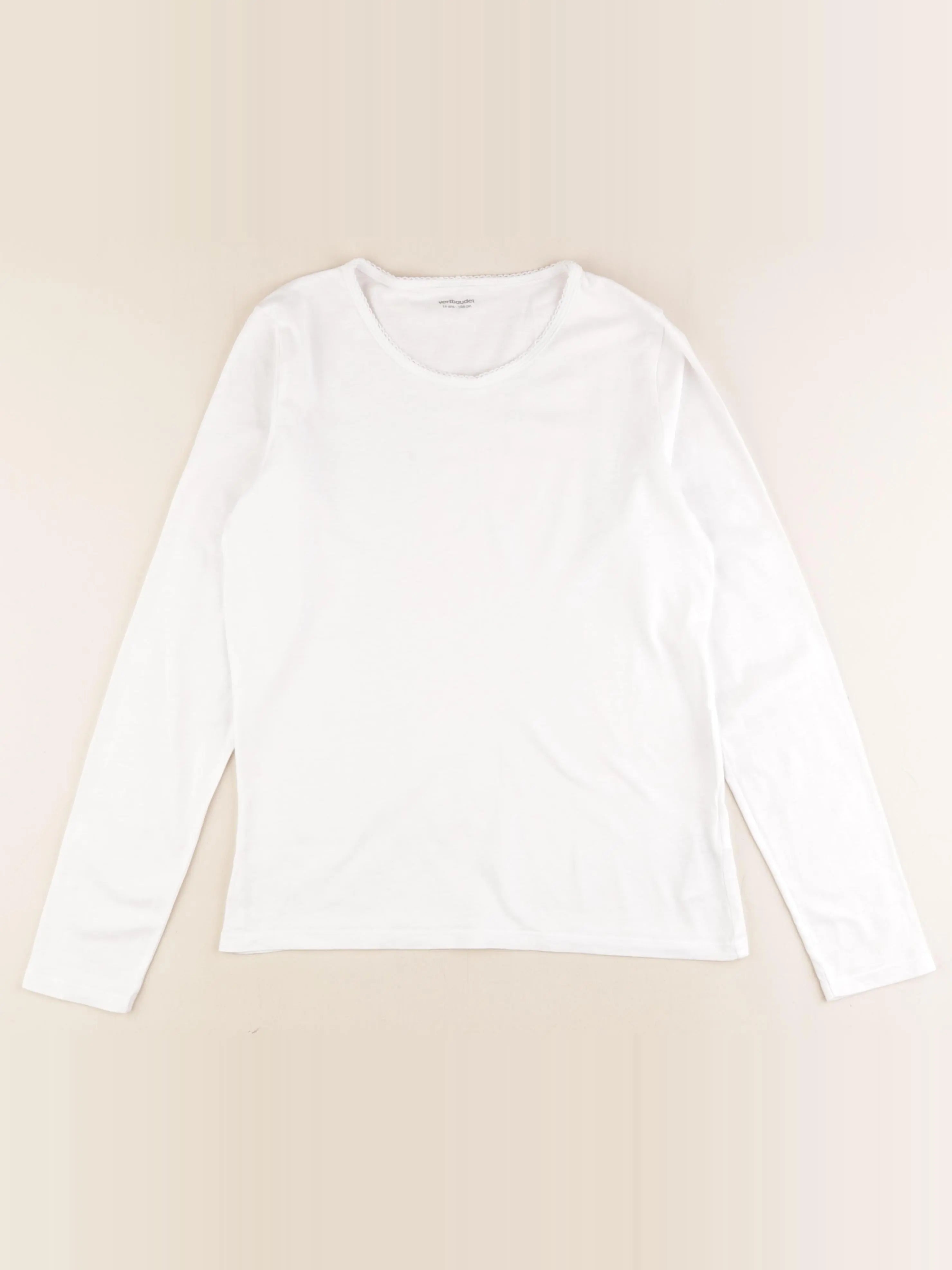 Vertbaudet - maillot de corps blanc - 14 ans