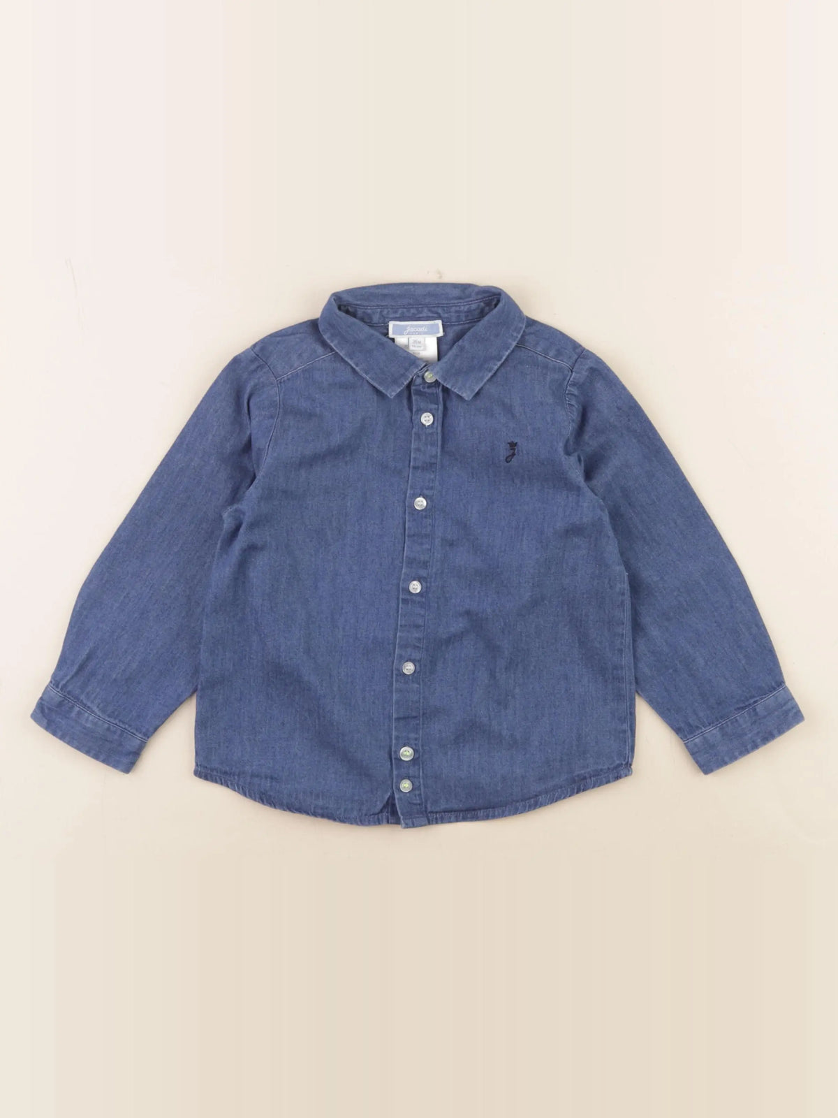 Jacadi - chemise bleu - 36 mois