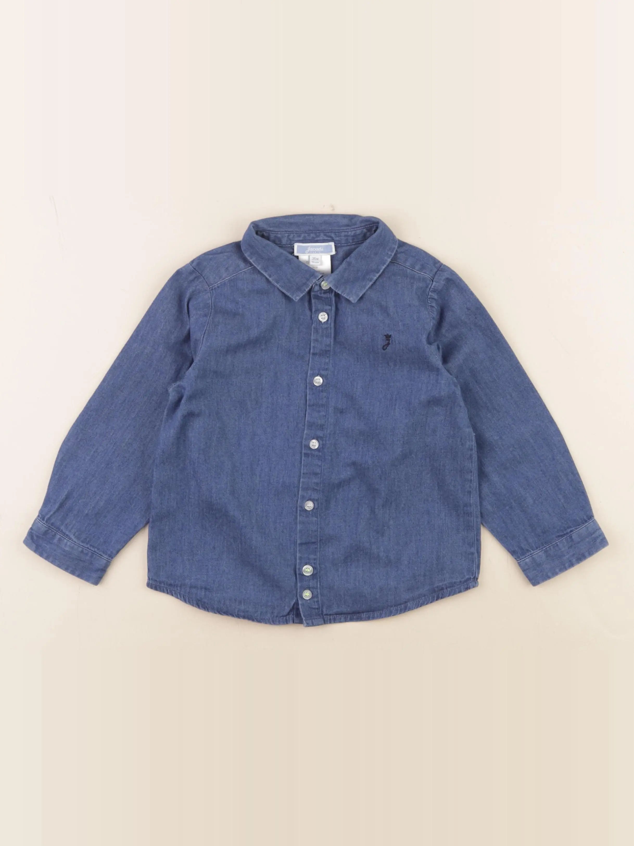 Jacadi - chemise bleu - 36 mois