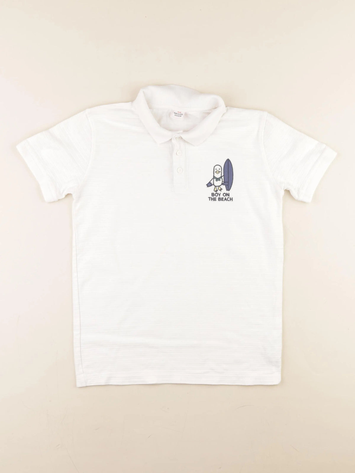 Tape à l'oeil - polo blanc - 12 ans