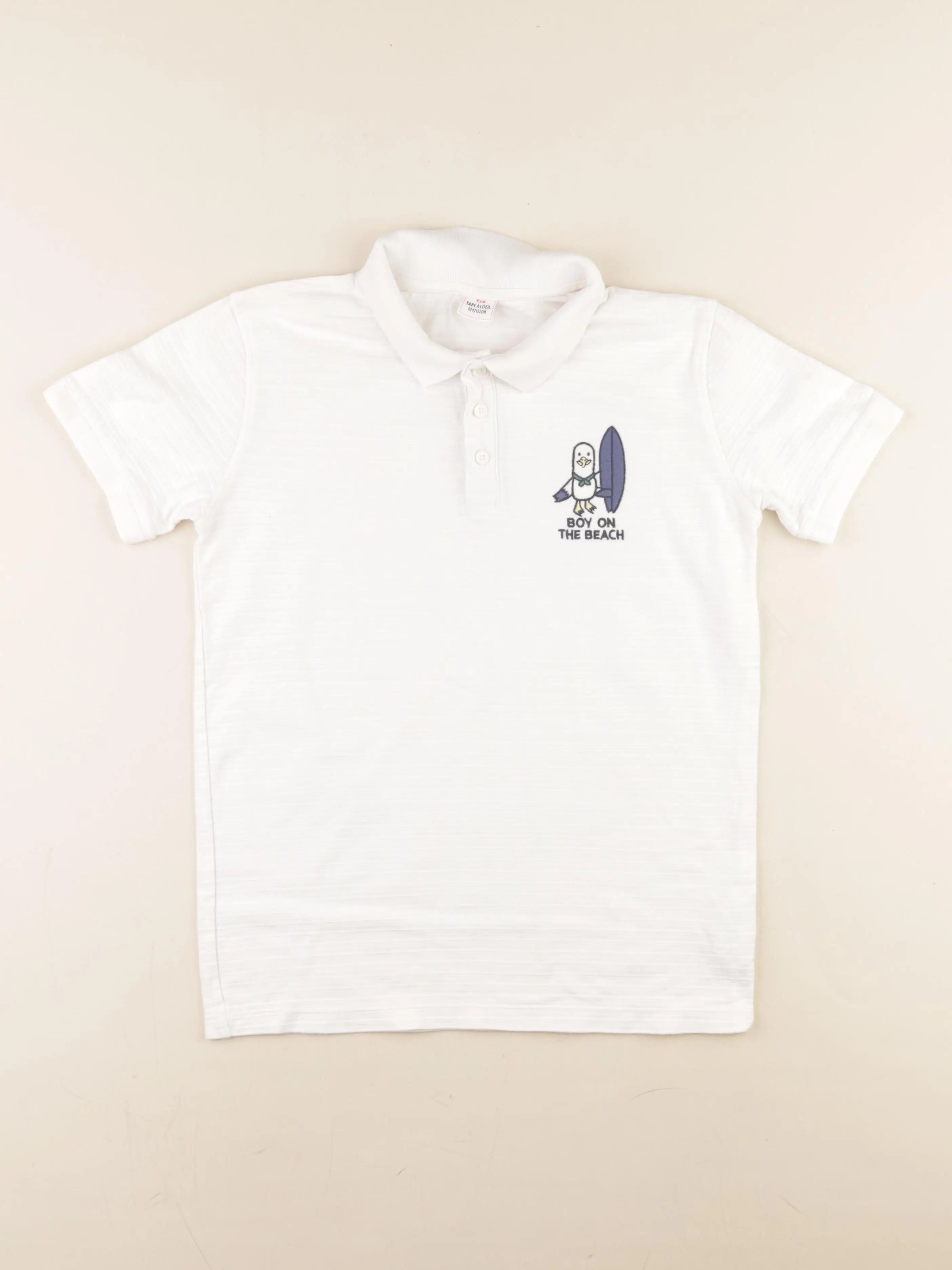 Tape à l'oeil - polo blanc - 12 ans