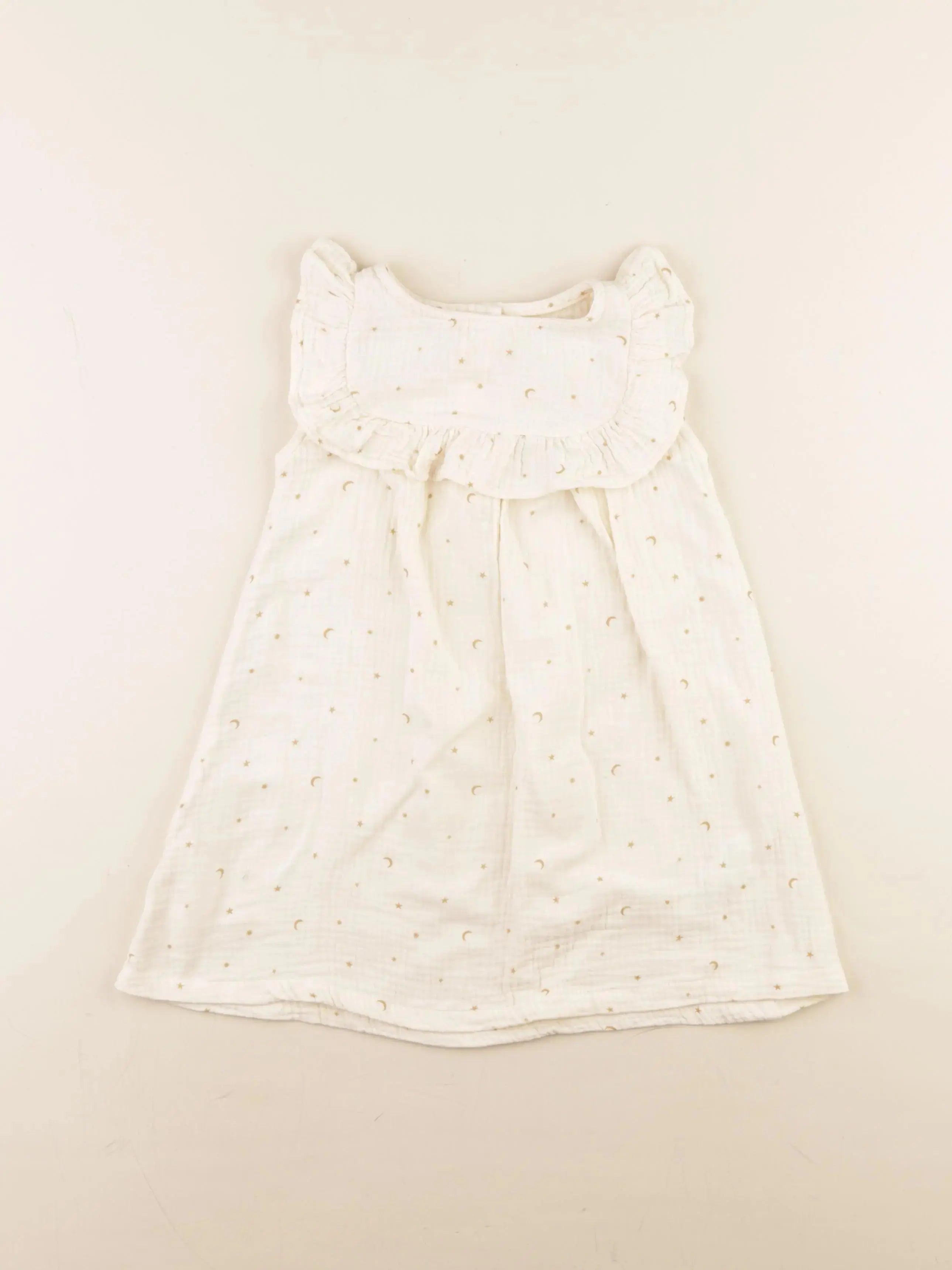 Vertbaudet - robe beige - 4 ans