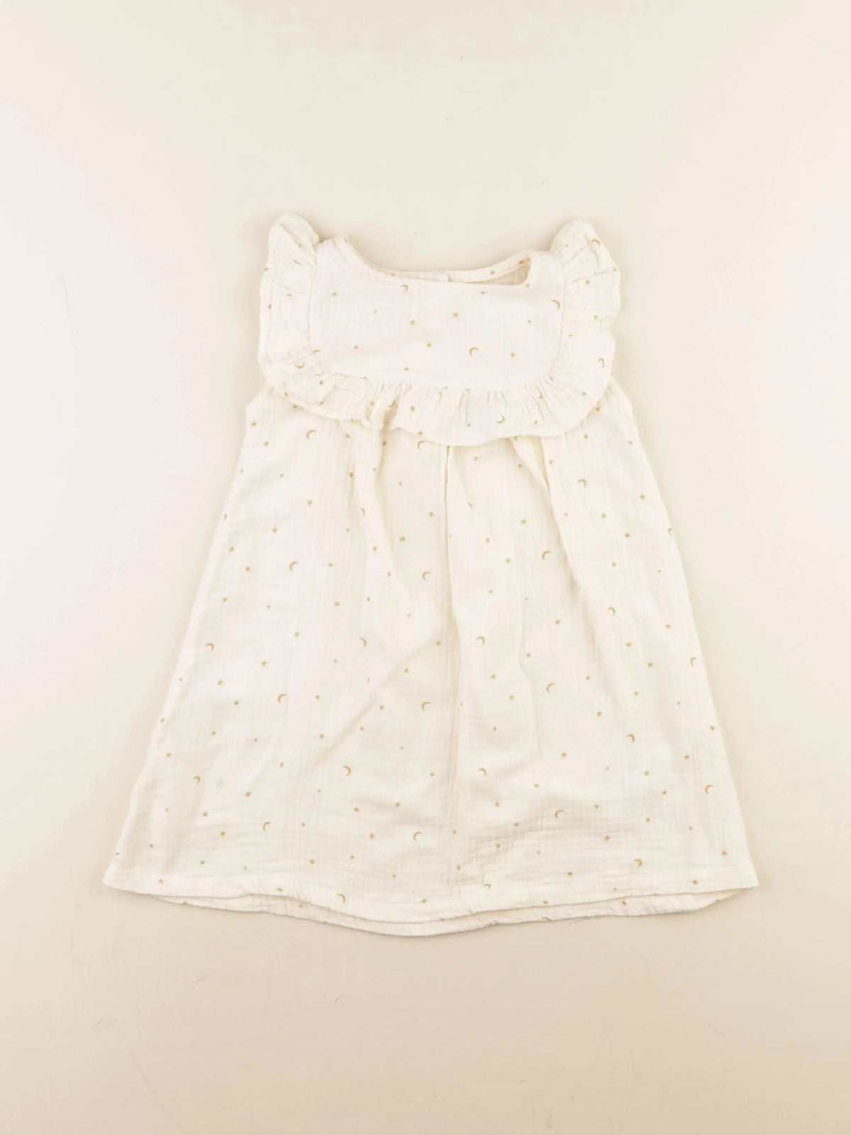 Vertbaudet - robe beige - 4 ans