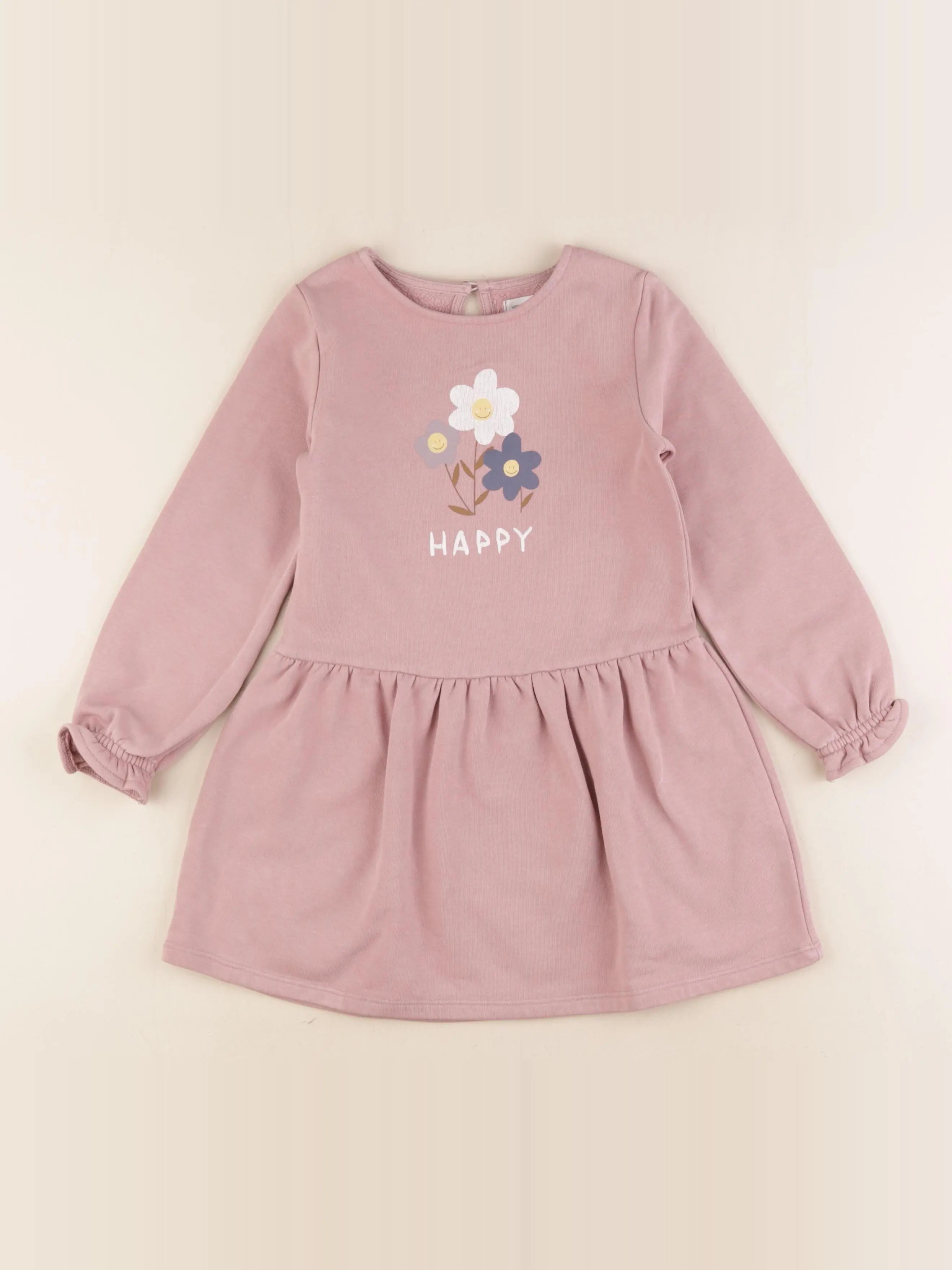 Vertbaudet - robe rose - 4 ans