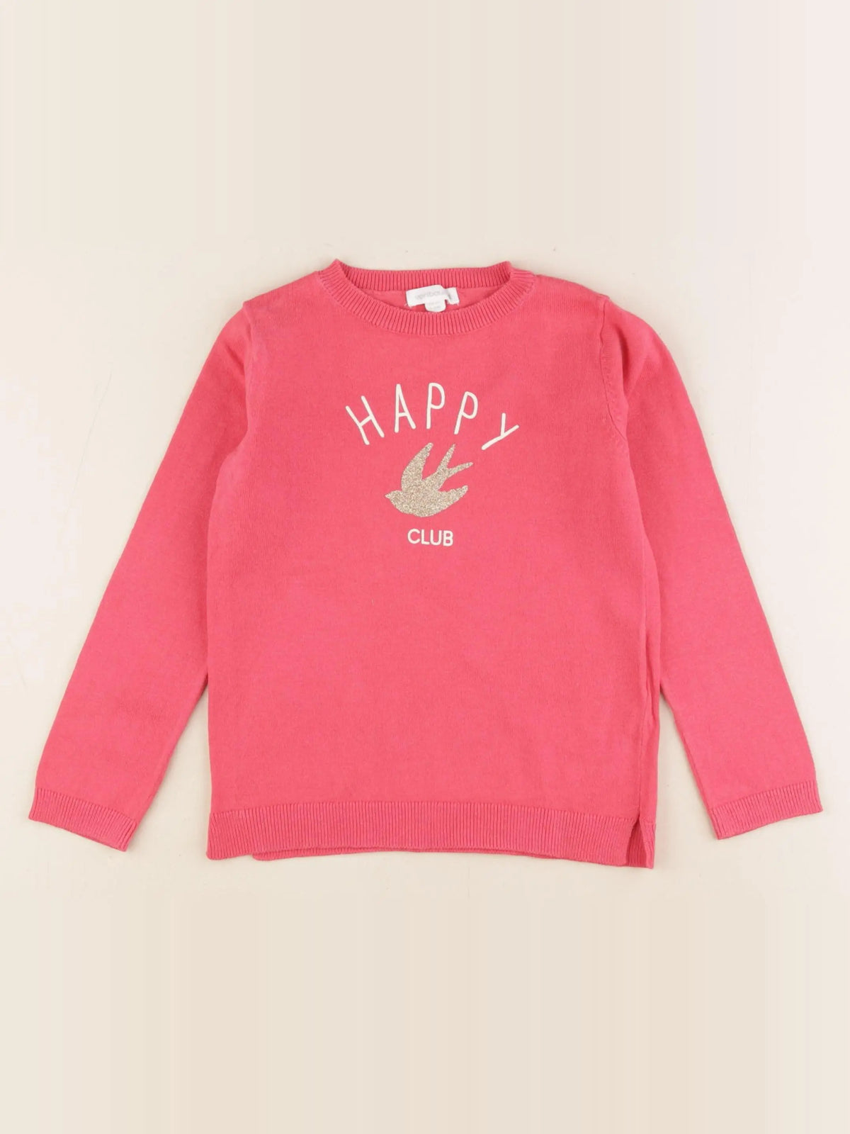 Vertbaudet - pull rose - 4 ans