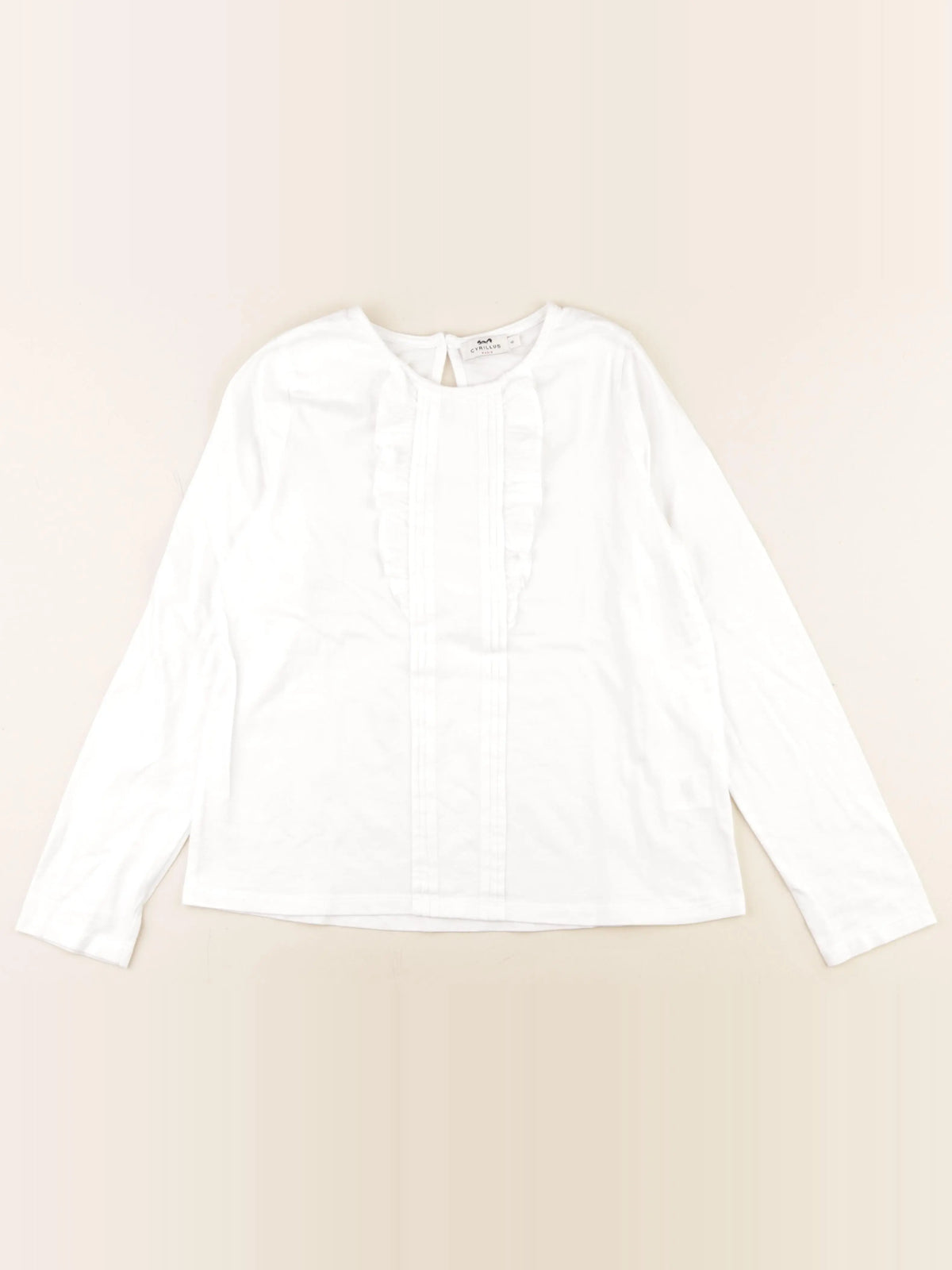 Cyrillus - tee-shirt blanc - 12 ans