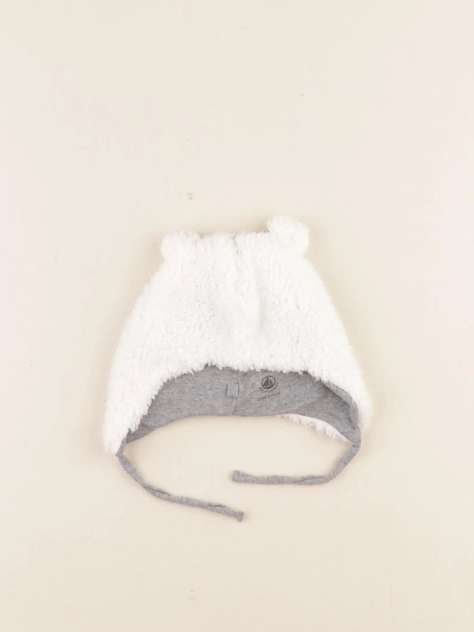 Petit Bateau - bonnet blanc - 3 mois
