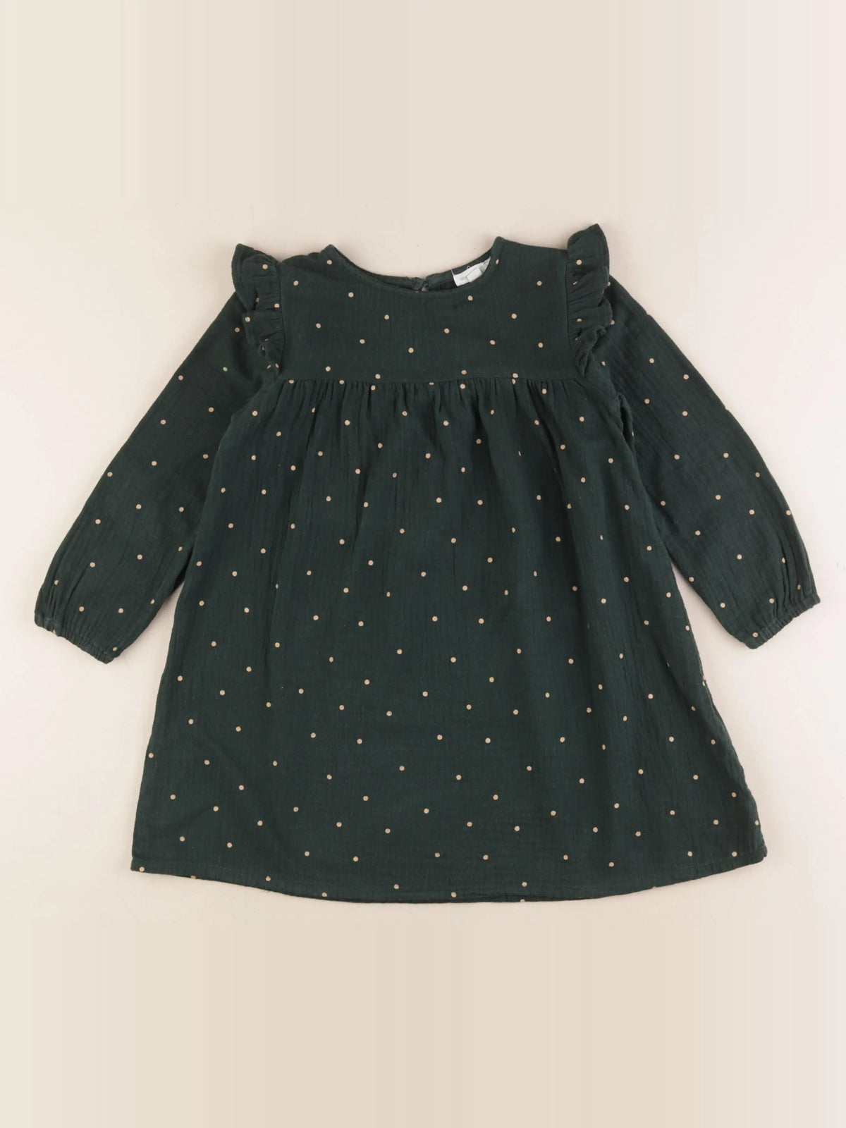 Vertbaudet - robe vert - 4 ans