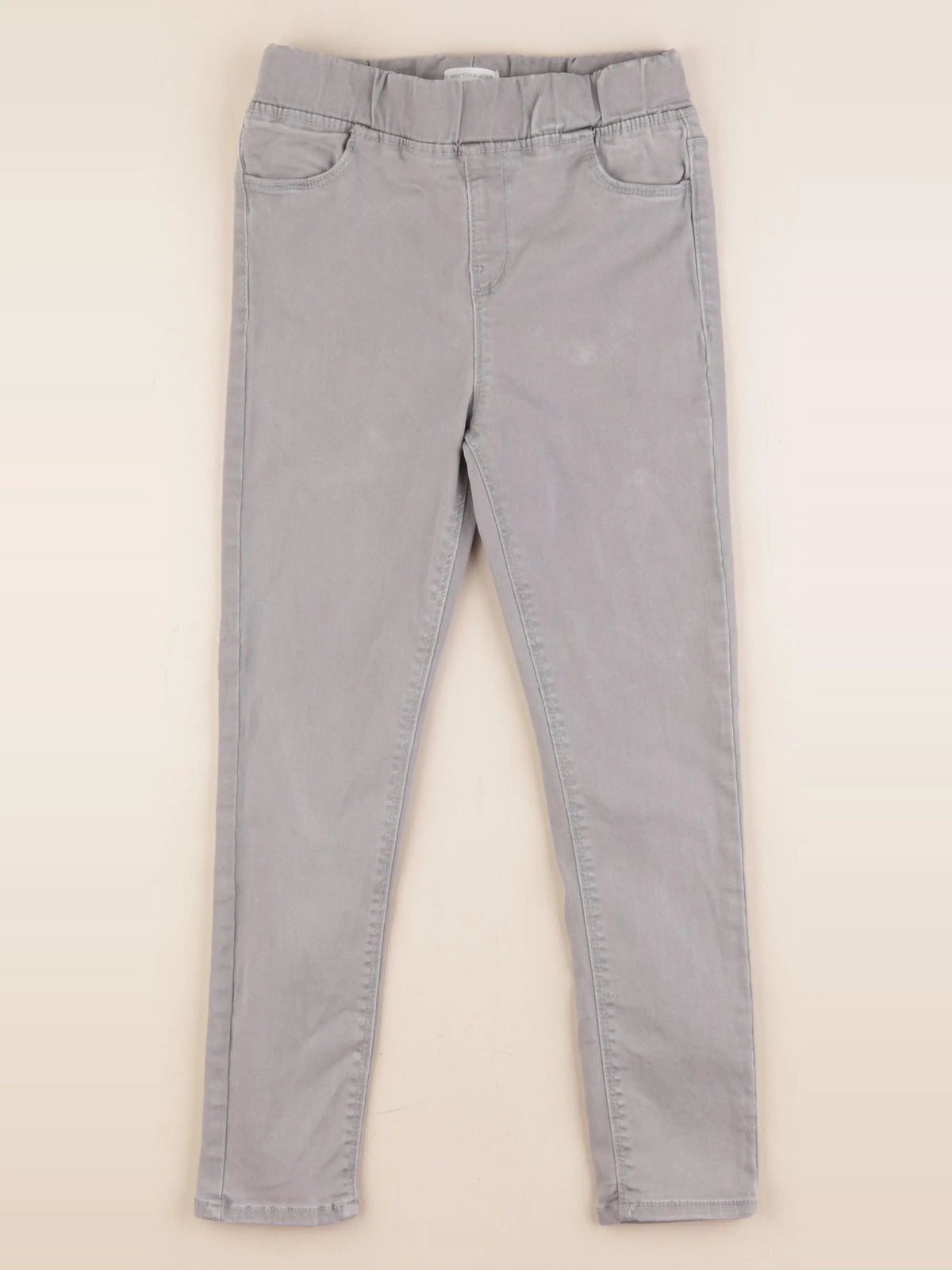 Vertbaudet - jegging gris - 8 ans