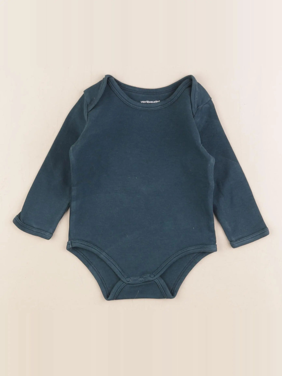Vertbaudet - body vert - 12 mois