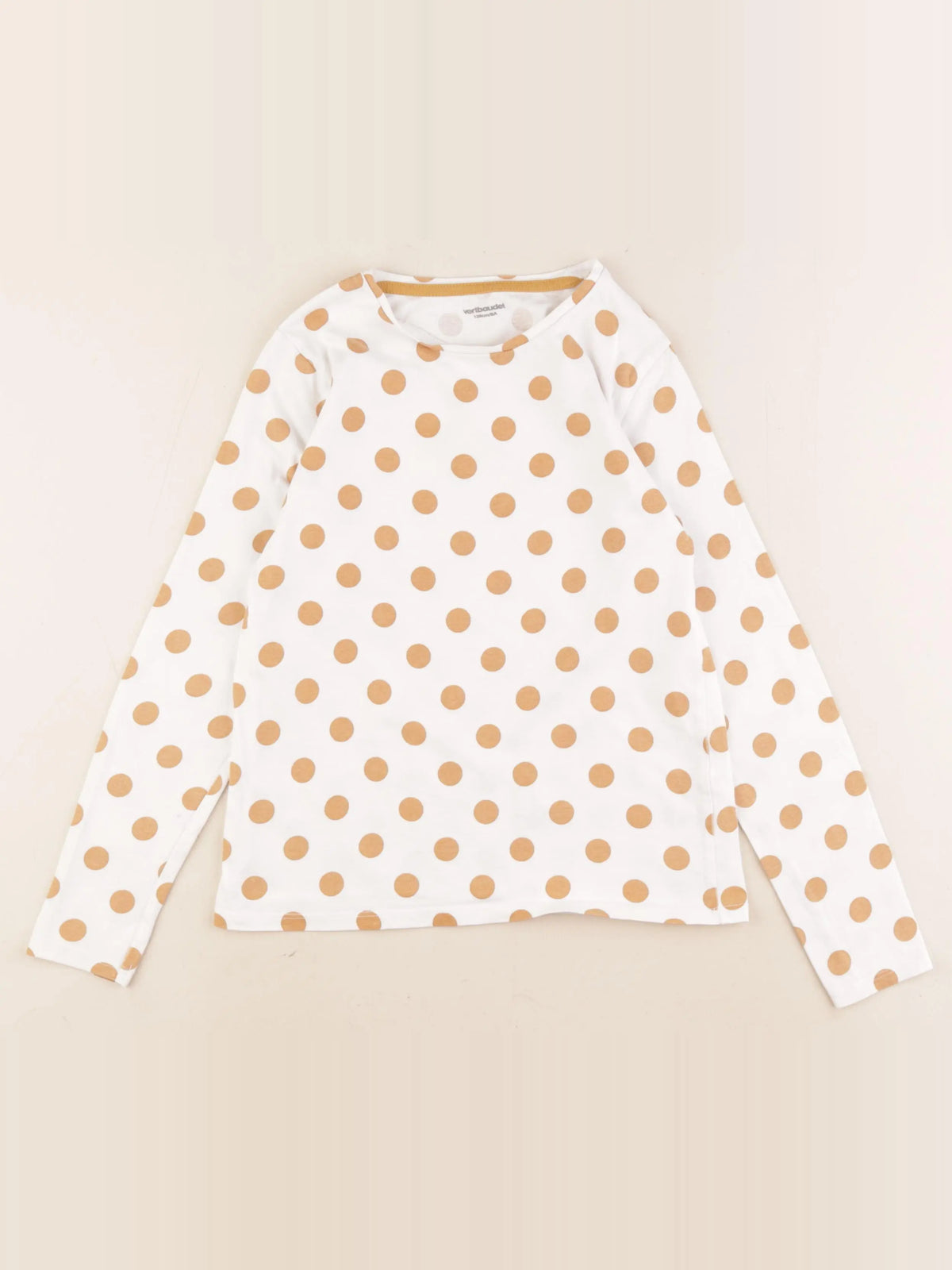 Vertbaudet - tee-shirt jaune - 8 ans