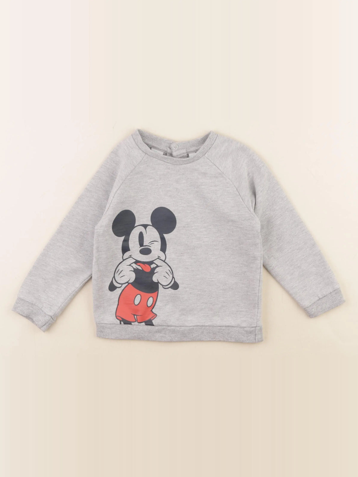 Vertbaudet - sweat gris - 24 mois