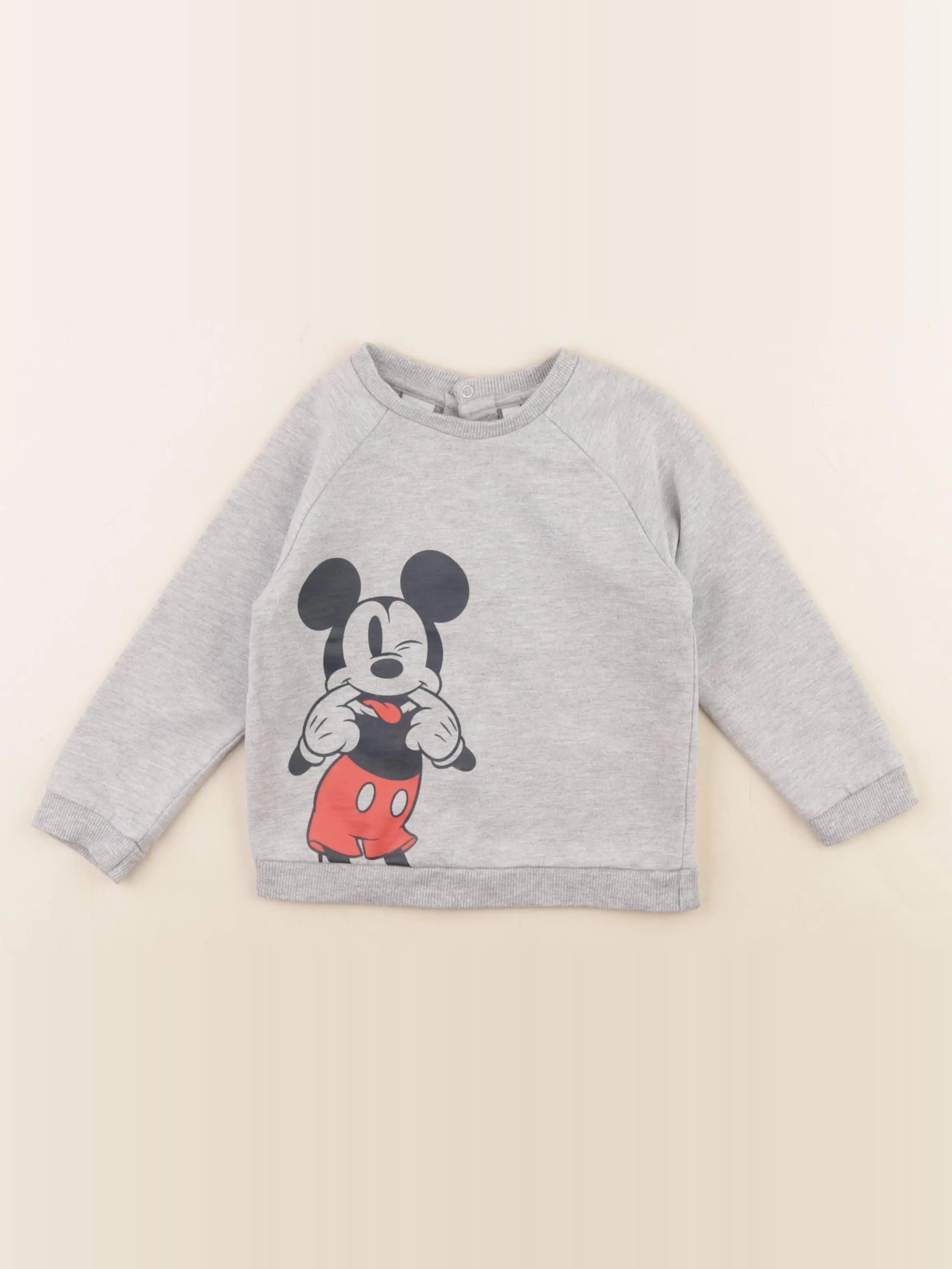 Vertbaudet - sweat gris - 24 mois