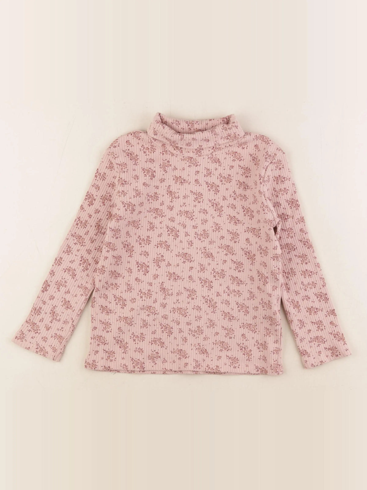 Vertbaudet - sous-pull rose - 4 ans