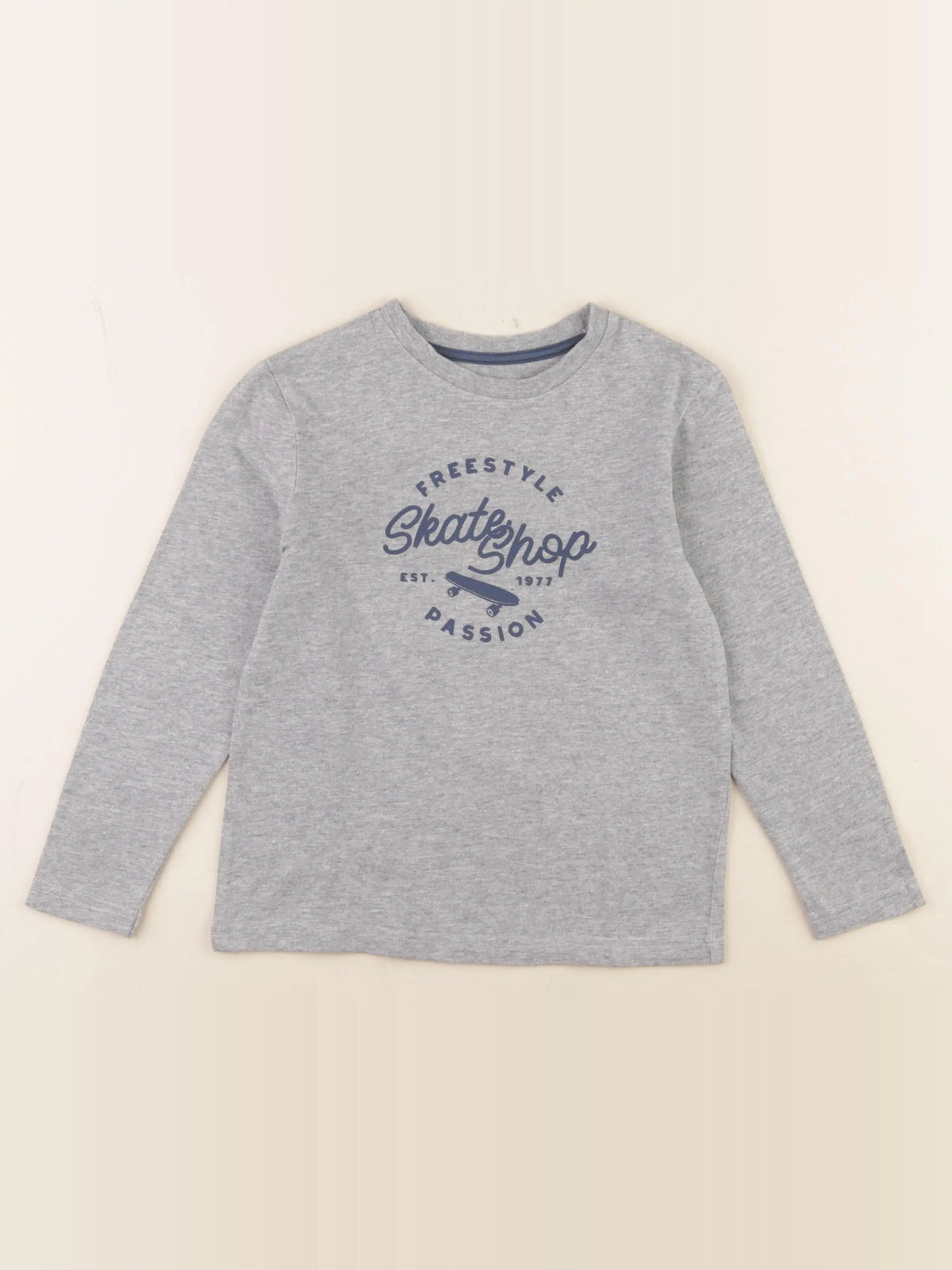 Cyrillus - tee-shirt gris - 6 ans