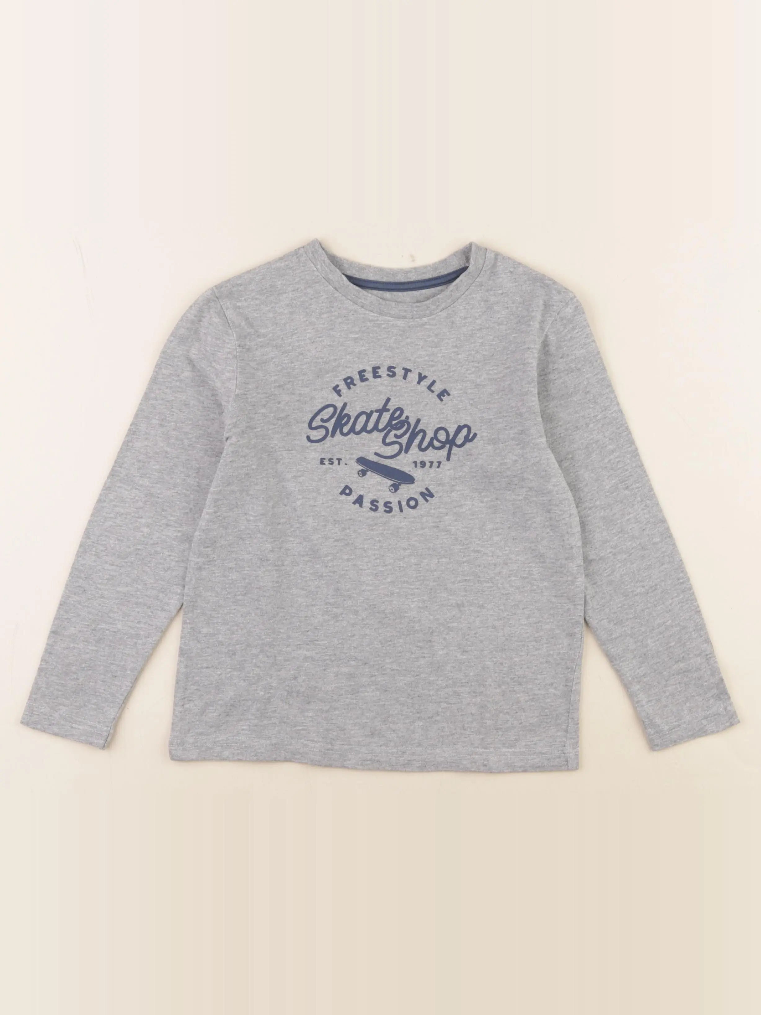 Cyrillus - tee-shirt gris - 6 ans