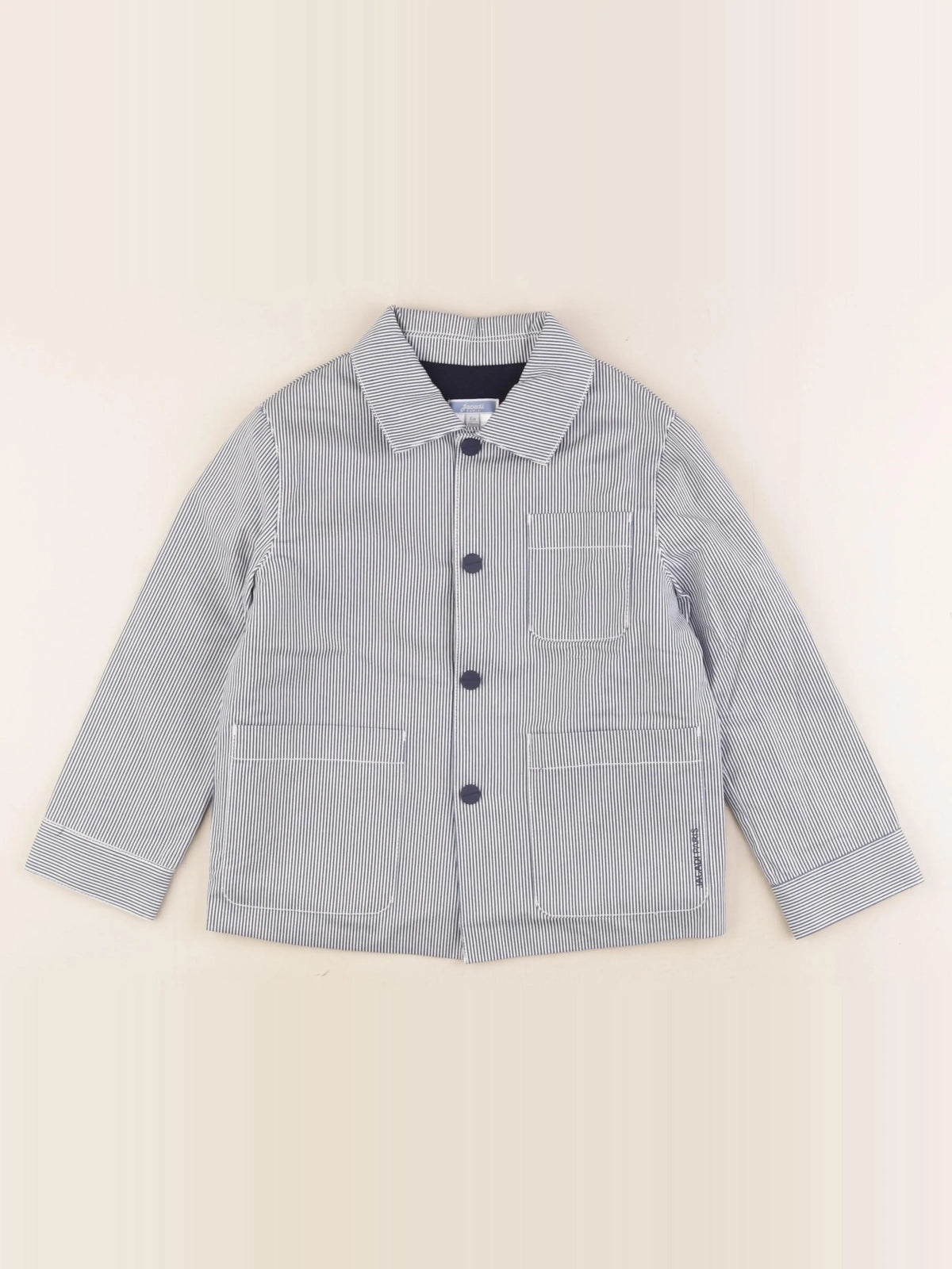 Jacadi - veste blanc, bleu - 6 ans