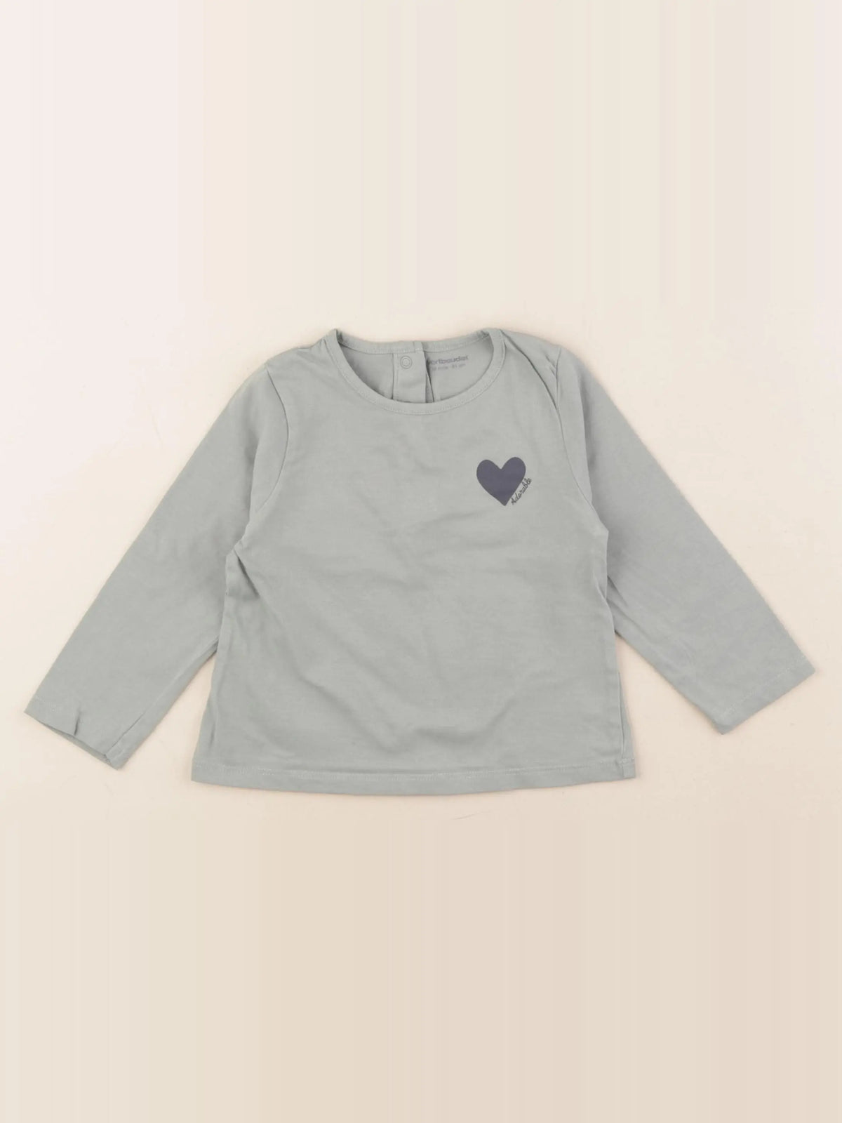 Vertbaudet - tee-shirt vert - 18 mois