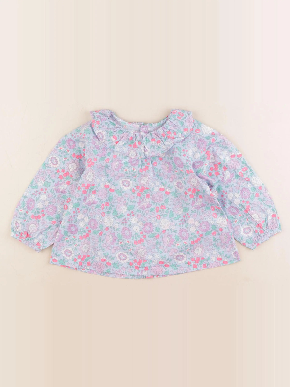 Jacadi - blouse liberty multicolore - 24 mois