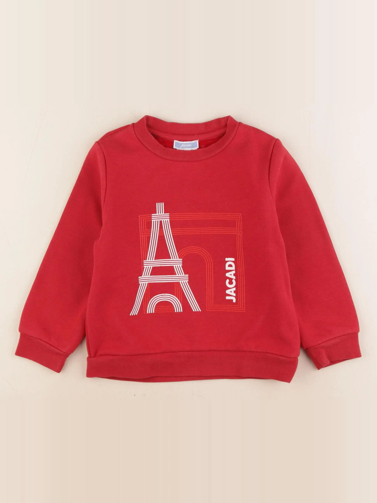 Jacadi - sweat rouge - 4 ans