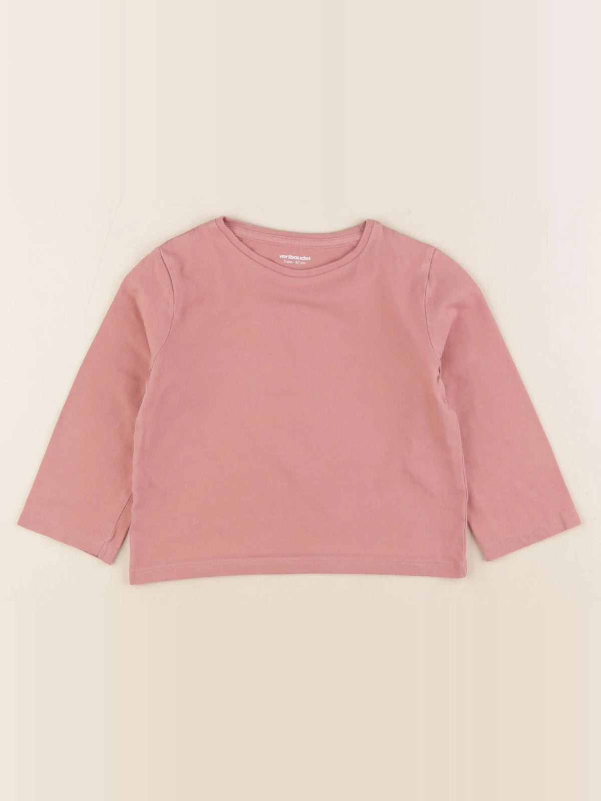 Vertbaudet - tee-shirt rose - 3 ans