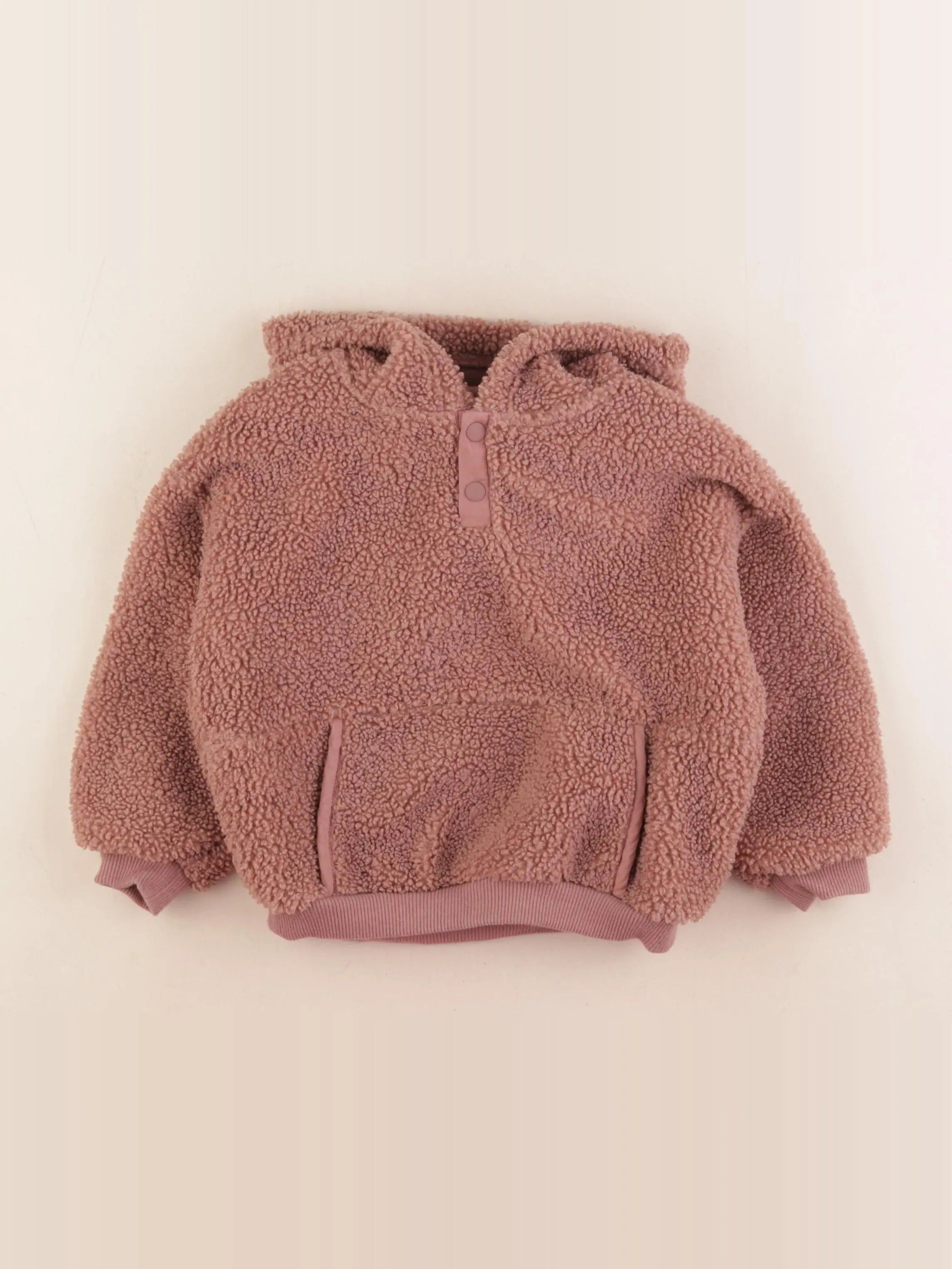 Vertbaudet - sweat rose - 4 ans