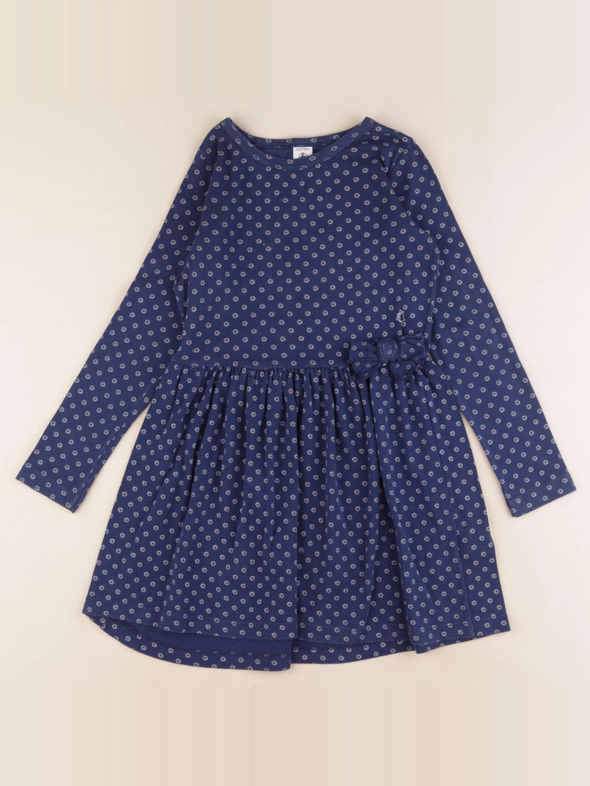 Petit Bateau - robe bleu - 8 ans