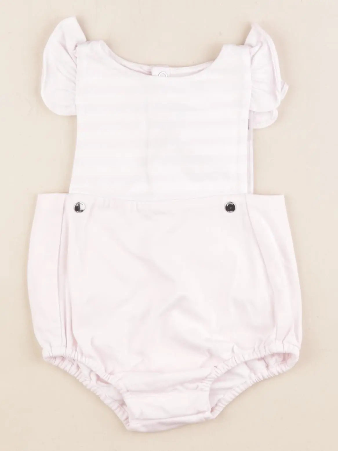 Jacadi - combinaison blanc, rose - 3 mois