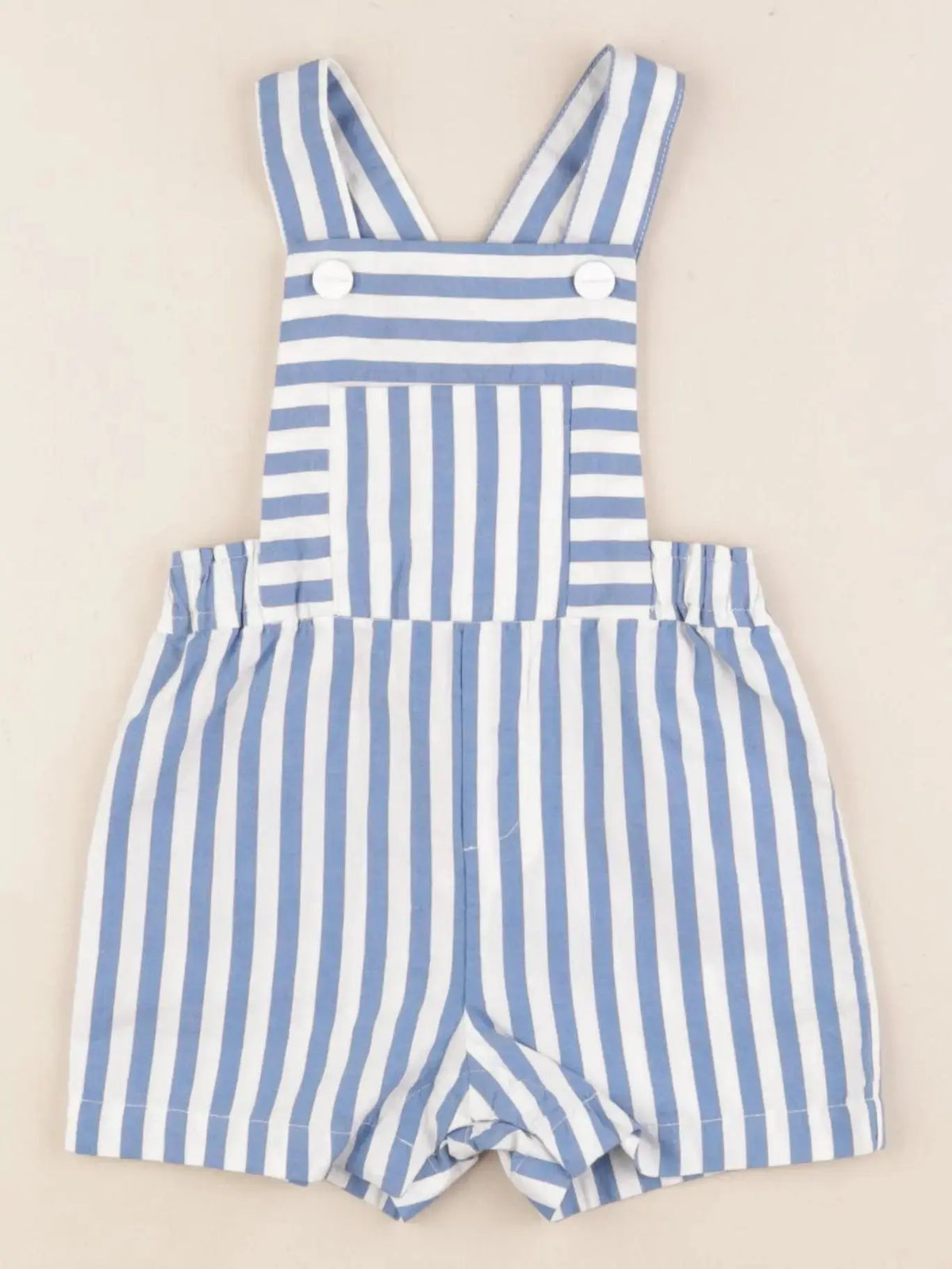 Jacadi - salopette blanc, bleu - 12 mois
