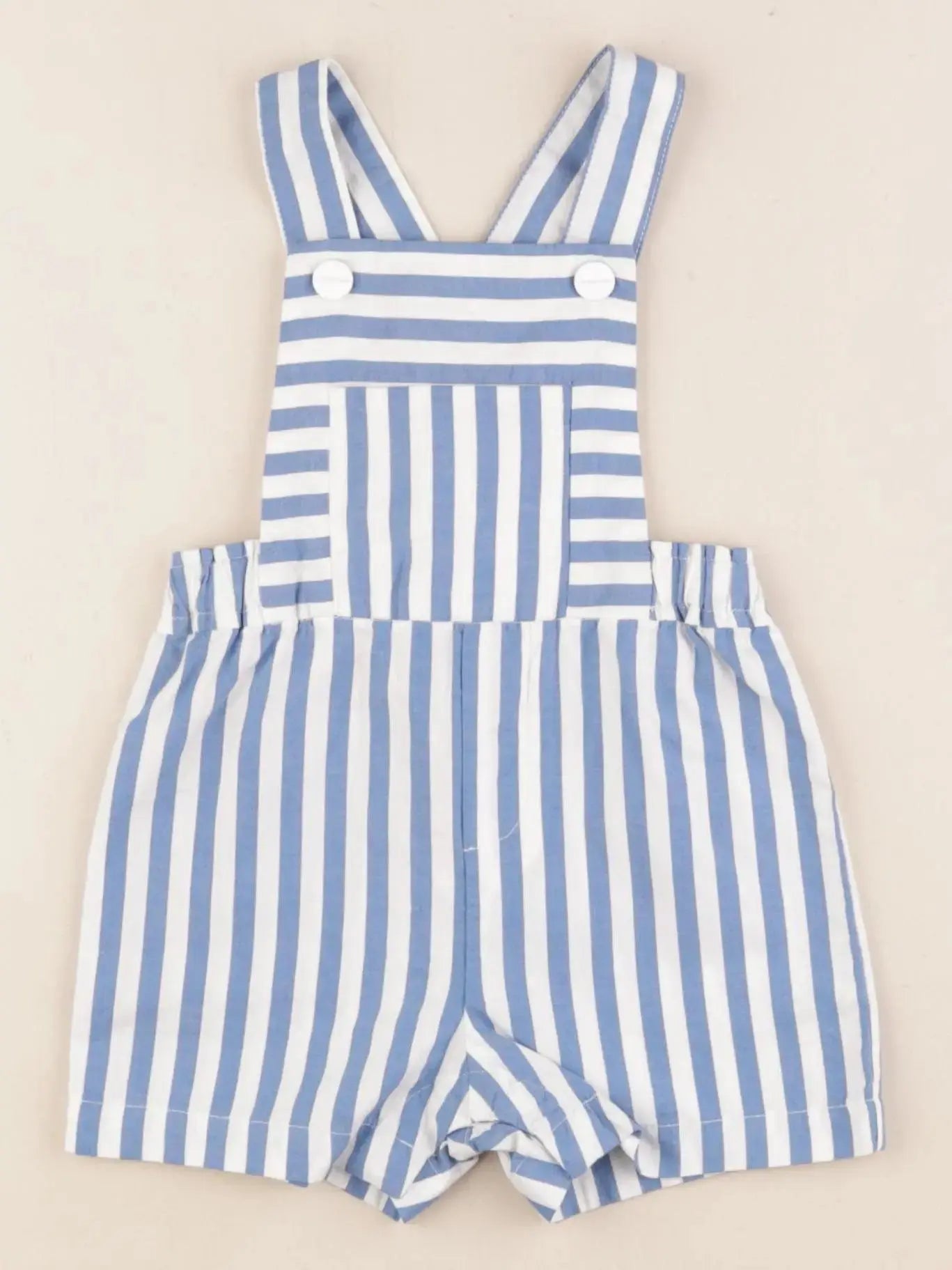 Jacadi - salopette blanc, bleu - 12 mois