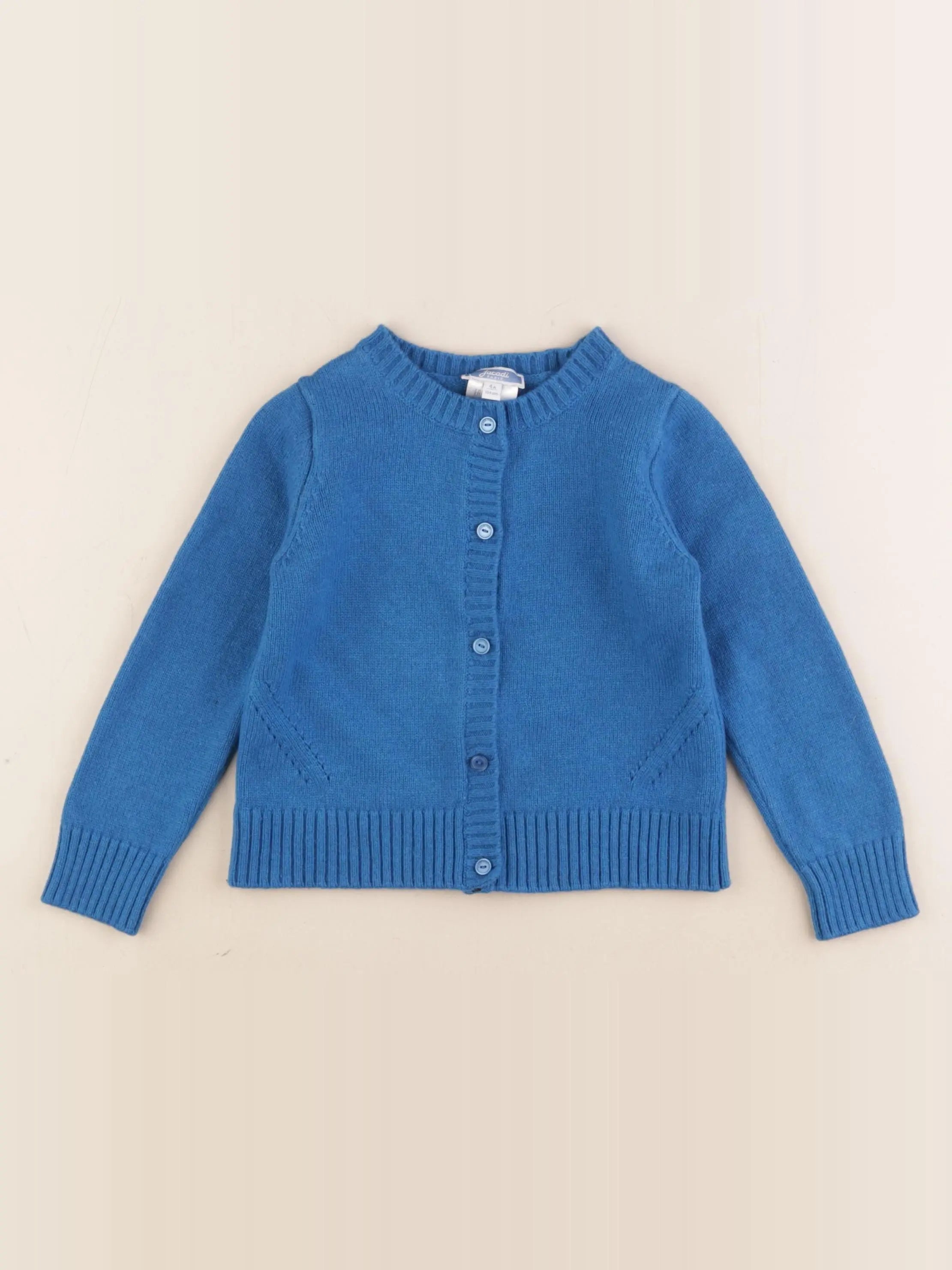 Jacadi - gilet bleu - 4 ans