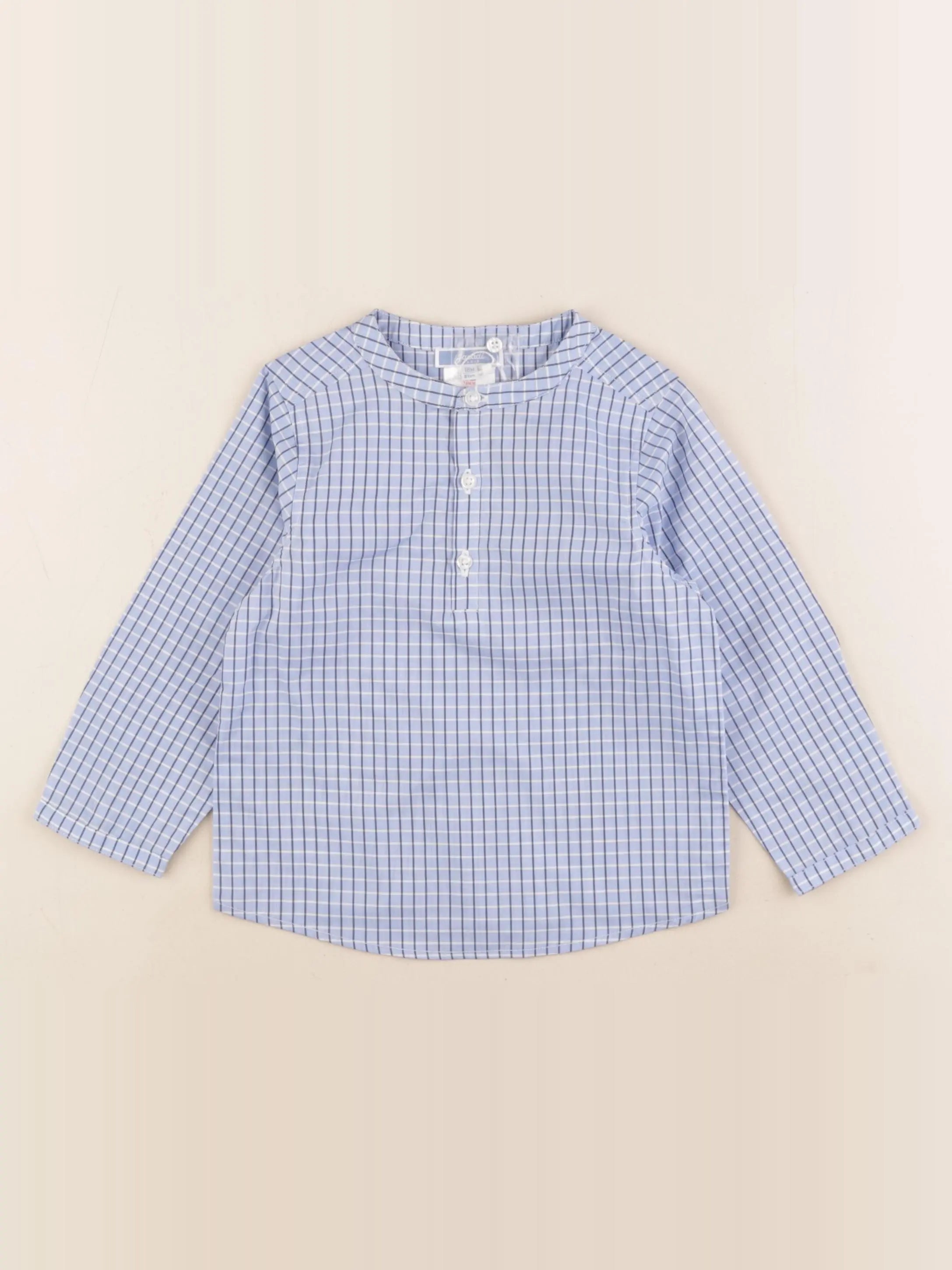 Jacadi - chemise bleu, blanc - 18 mois