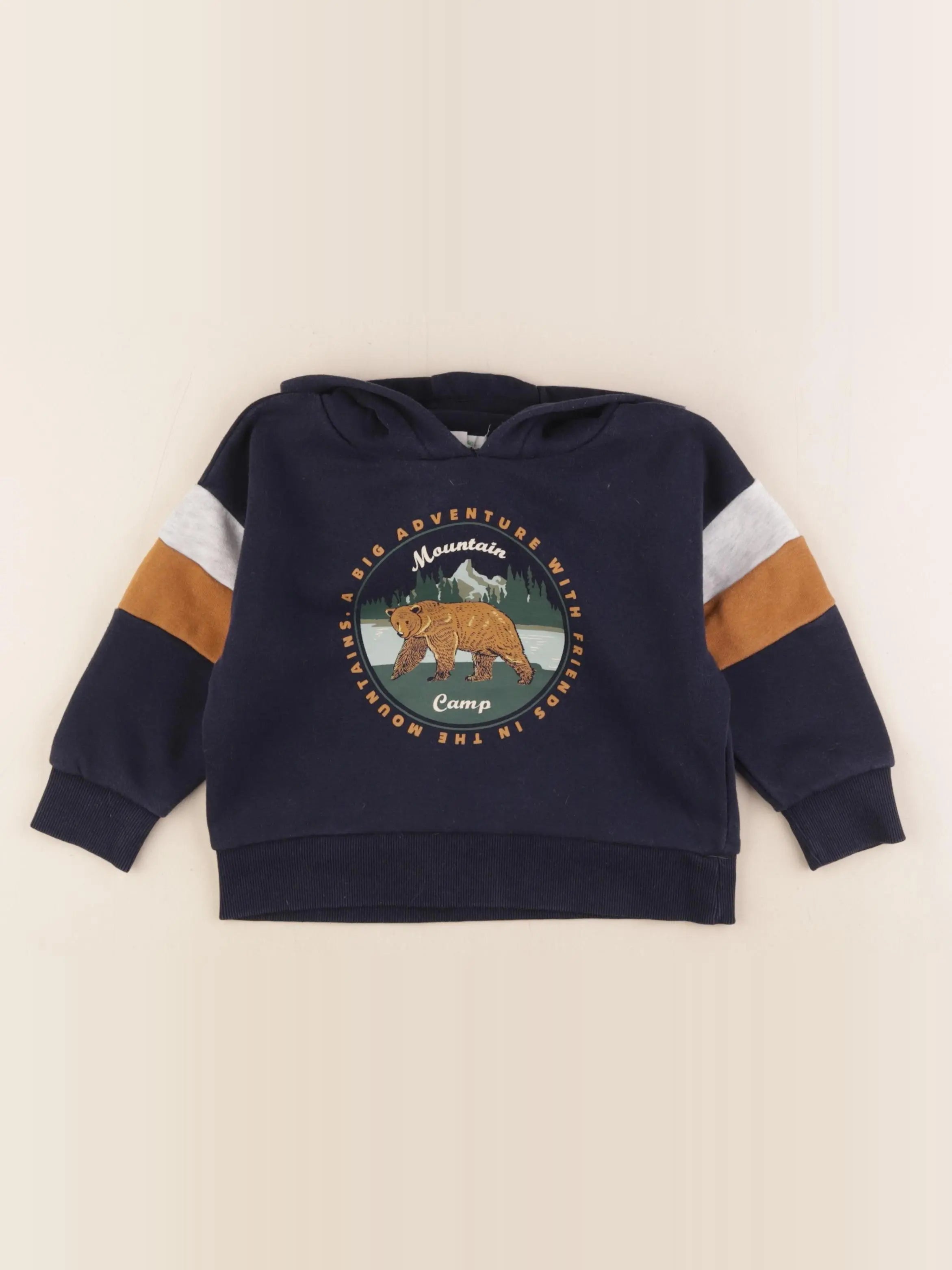 Vertbaudet - sweat bleu - 3 ans