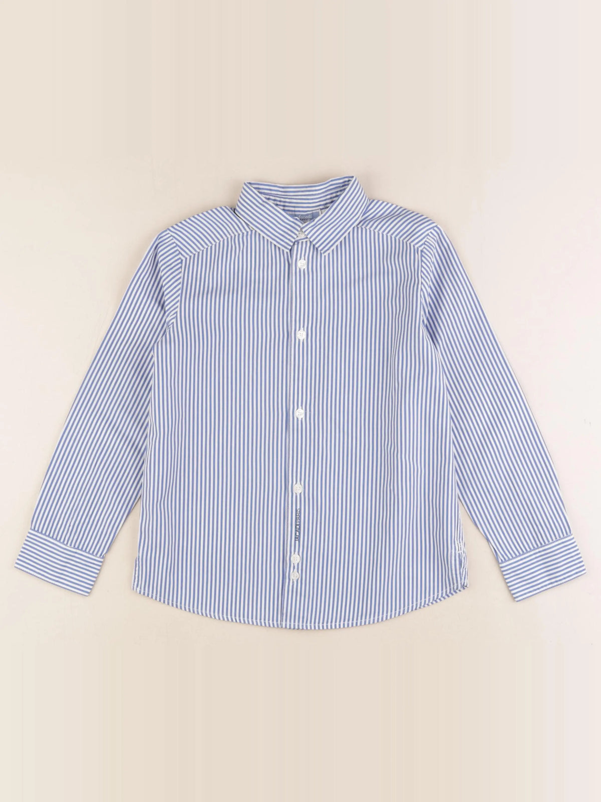 Jacadi - chemise blanc, bleu - 8 ans